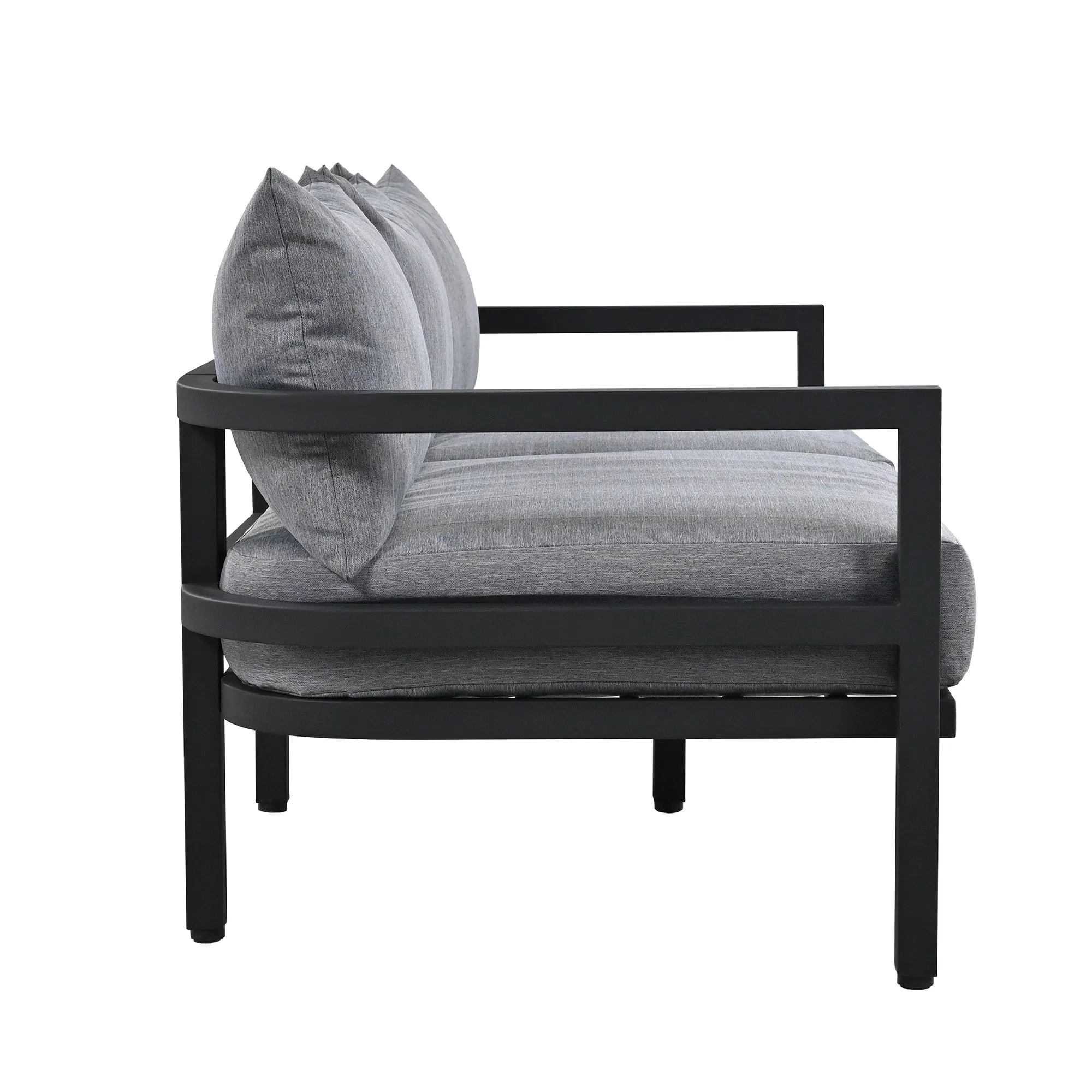 4-Piece Multi-person Outdoor Steel Sofa Set