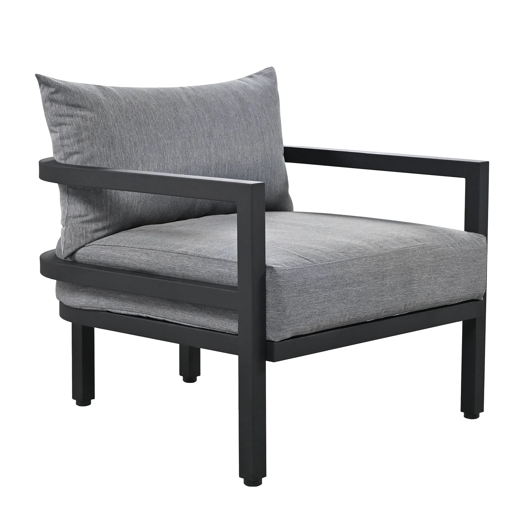 4-Piece Multi-person Outdoor Steel Sofa Set