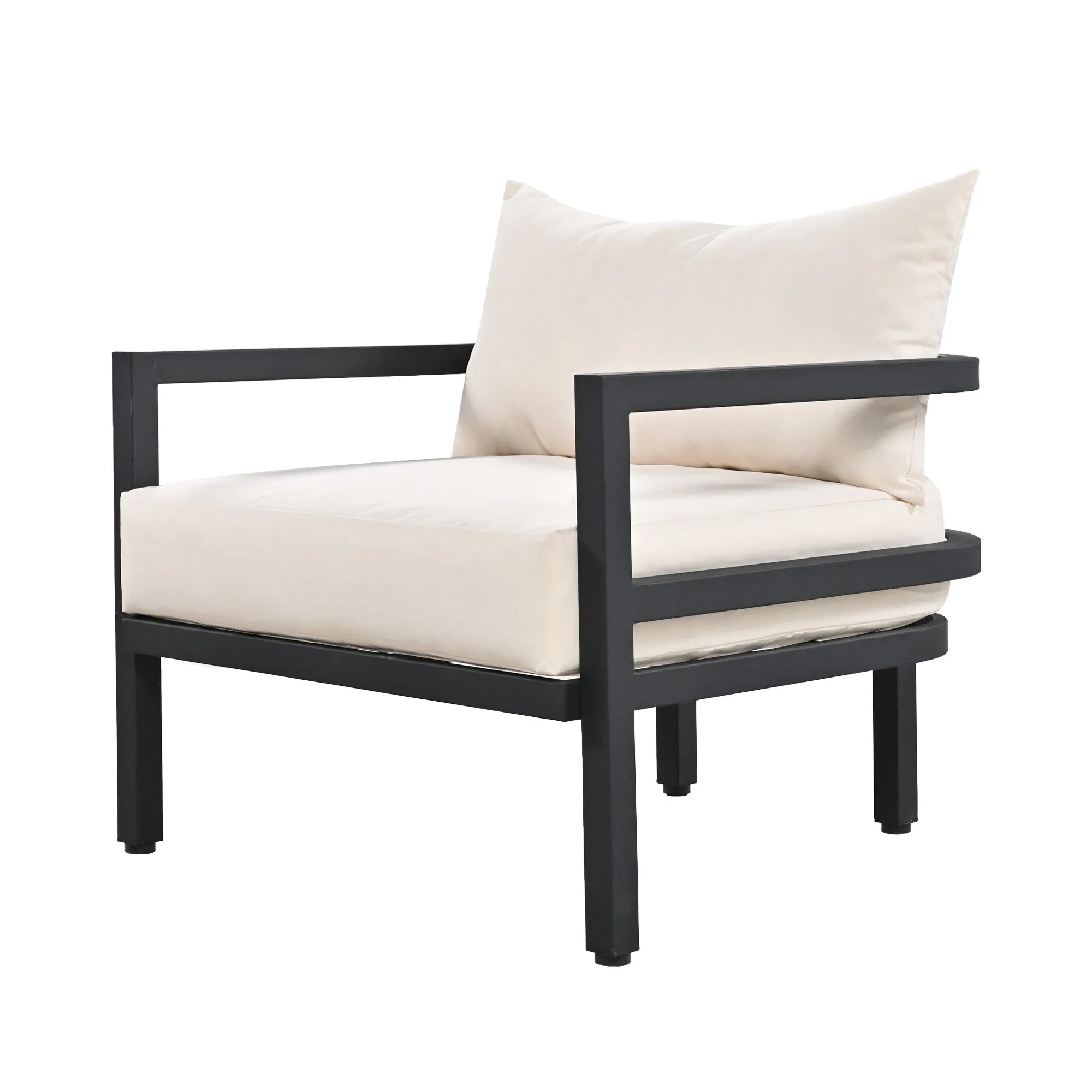 4-Piece Multi-person Outdoor Steel Sofa Set