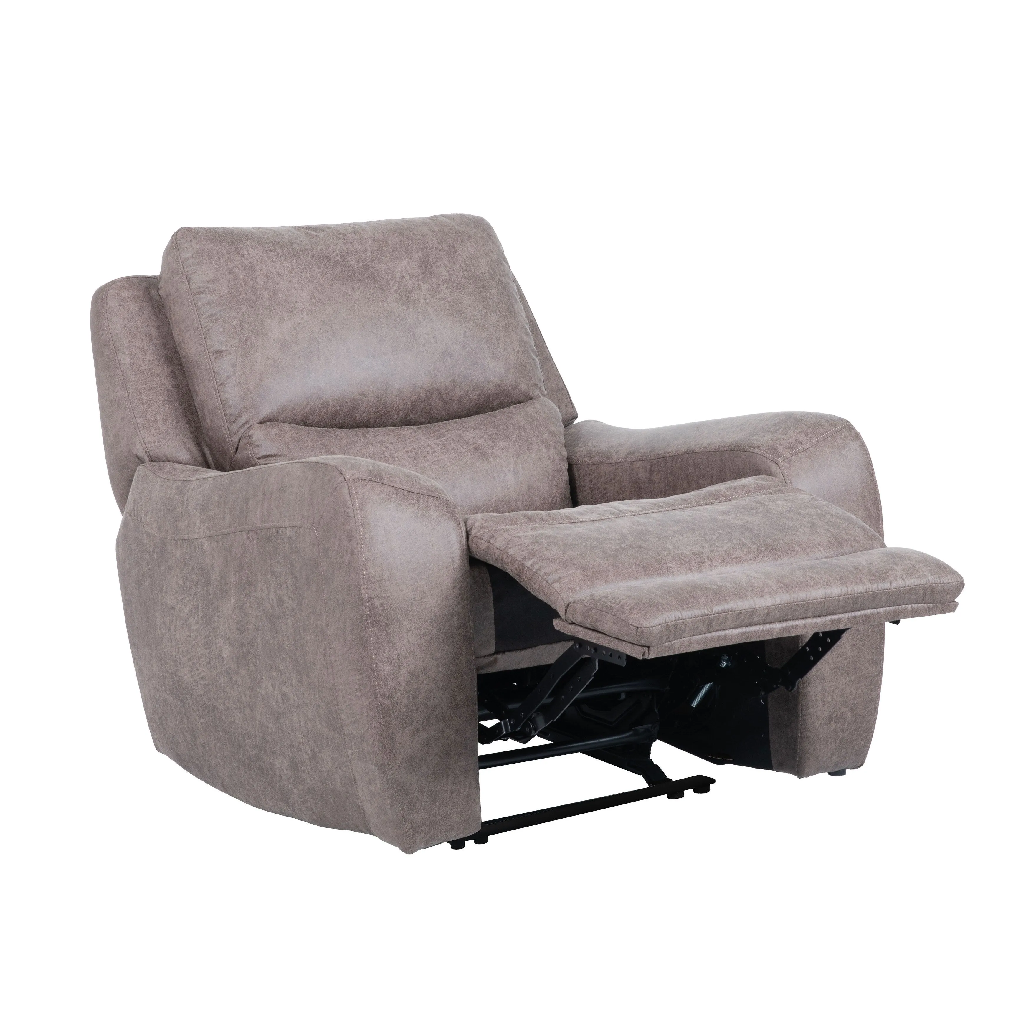 Furniture of America Evelio Modern 3-Piece Oversized Power Recline Sofa Set with USB Ports