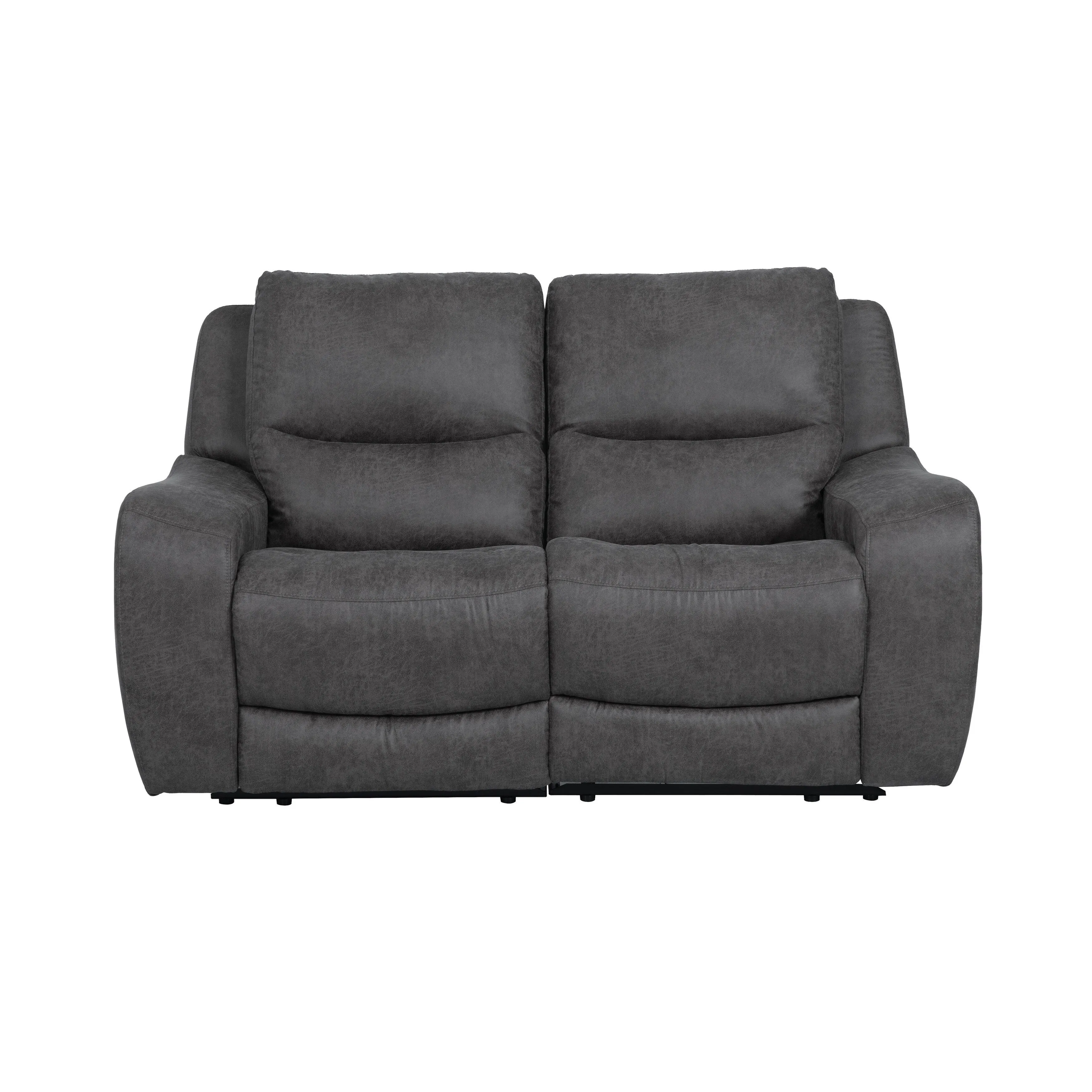Furniture of America Evelio Modern 3-Piece Oversized Power Recline Sofa Set with USB Ports
