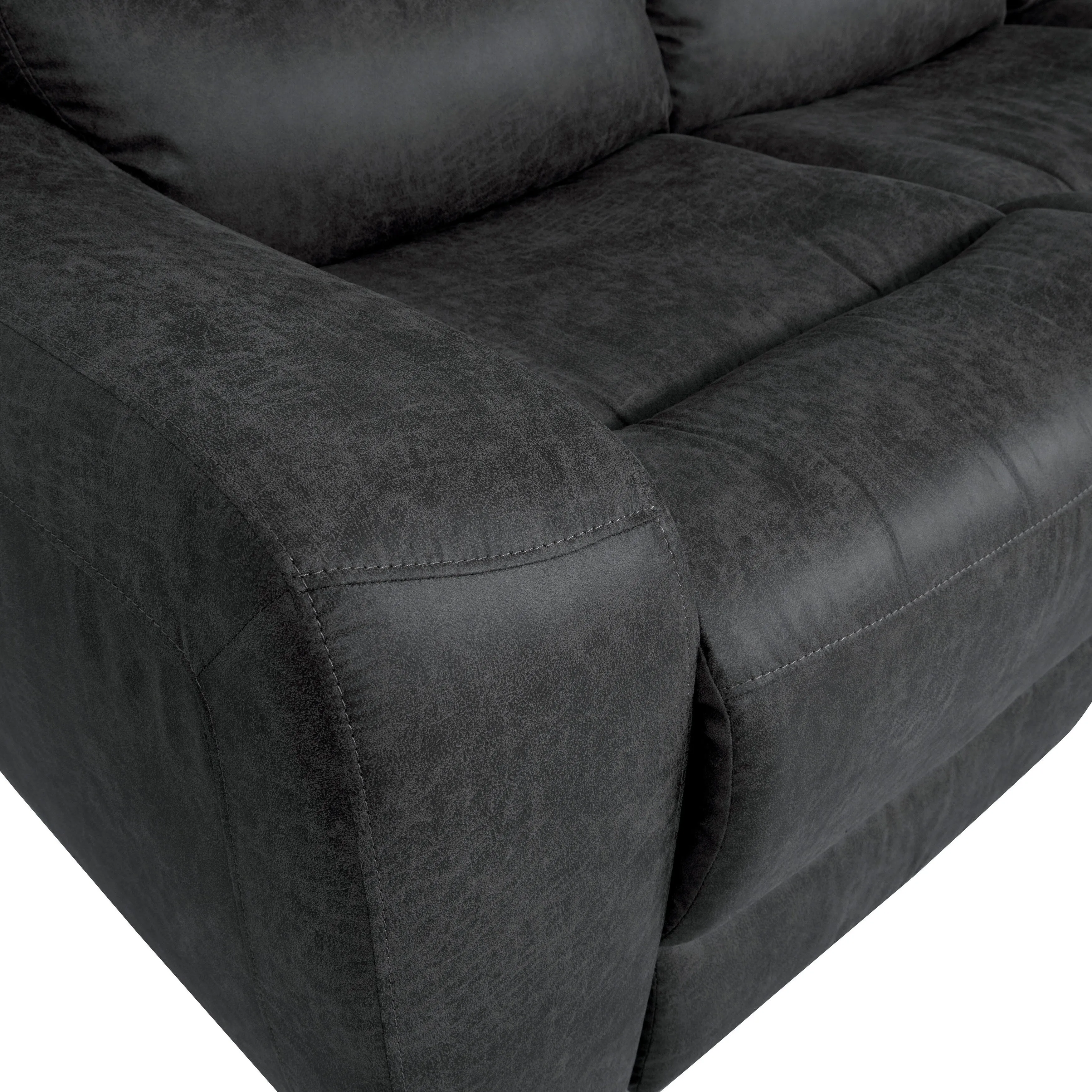Furniture of America Evelio Modern 3-Piece Oversized Power Recline Sofa Set with USB Ports