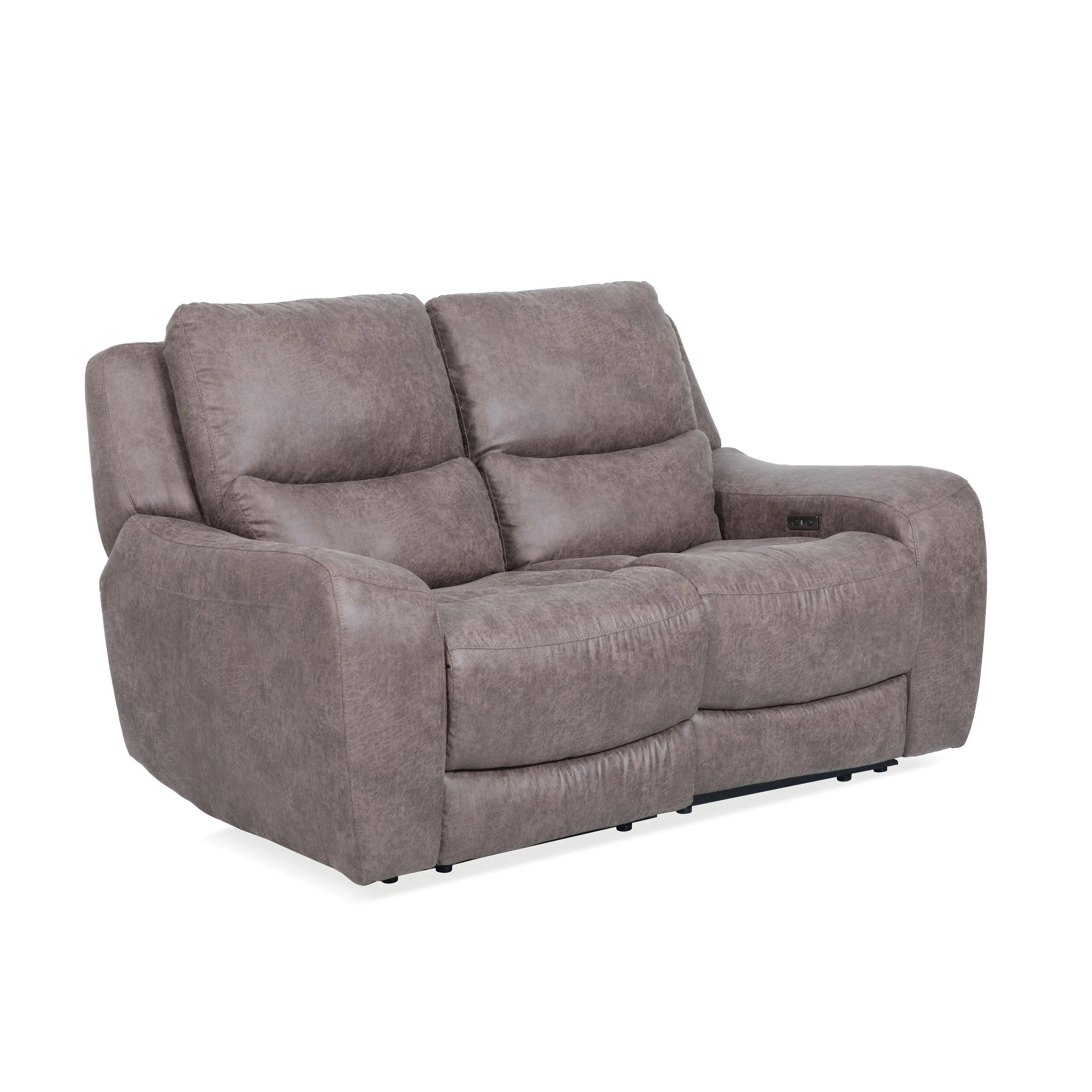 Furniture of America Evelio Modern 3-Piece Oversized Power Recline Sofa Set with USB Ports