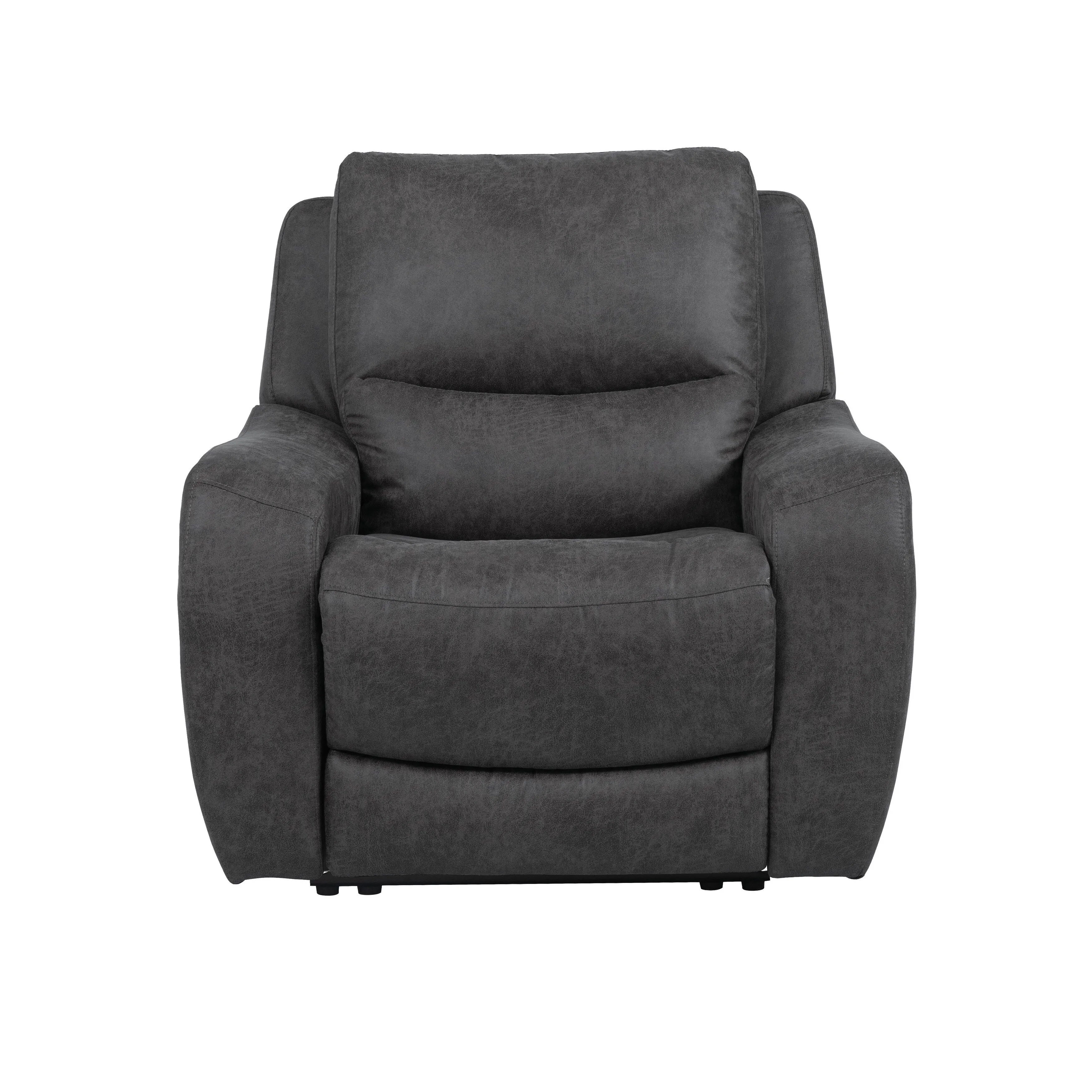 Furniture of America Evelio Modern 3-Piece Oversized Power Recline Sofa Set with USB Ports