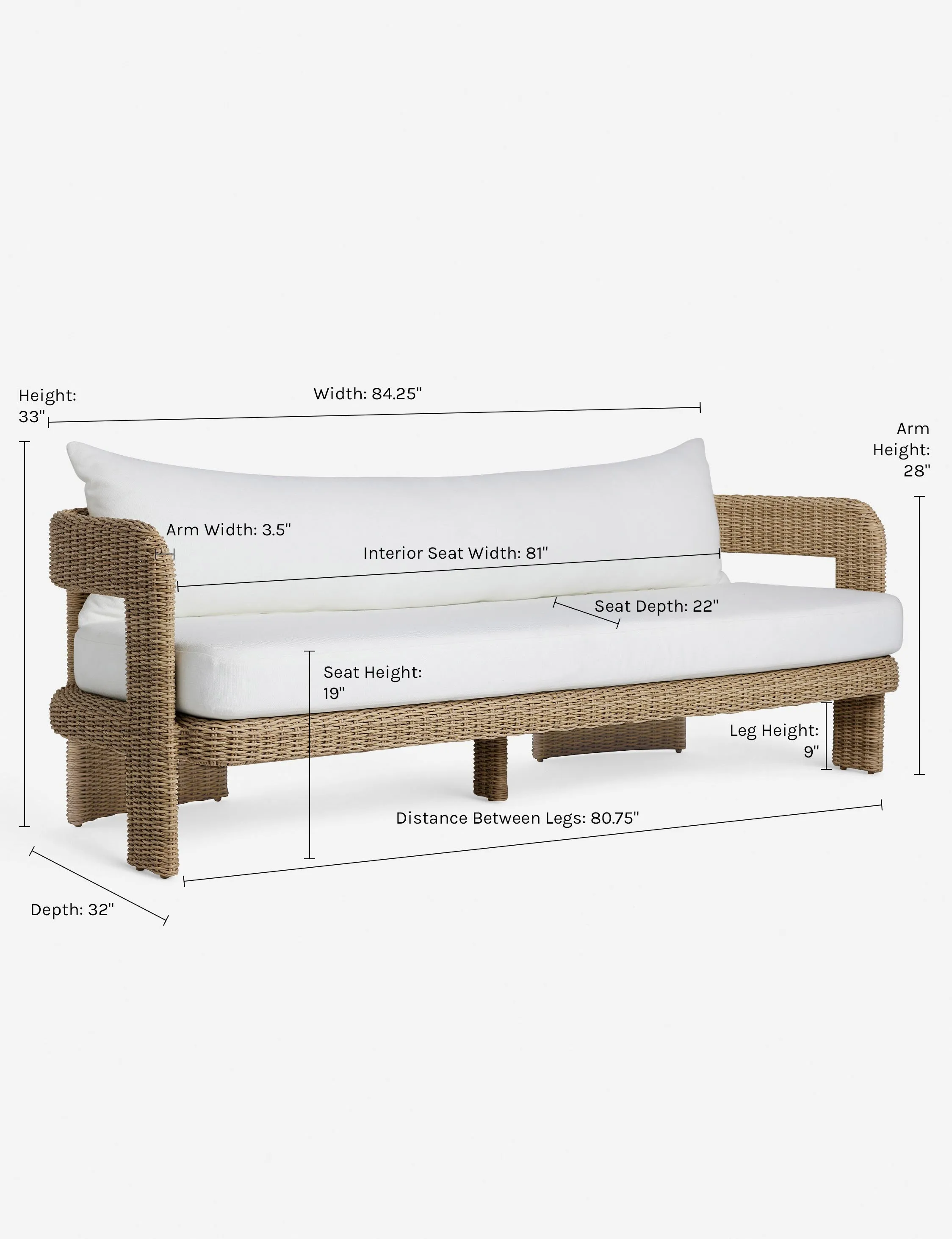 Hadler Outdoor Sofa