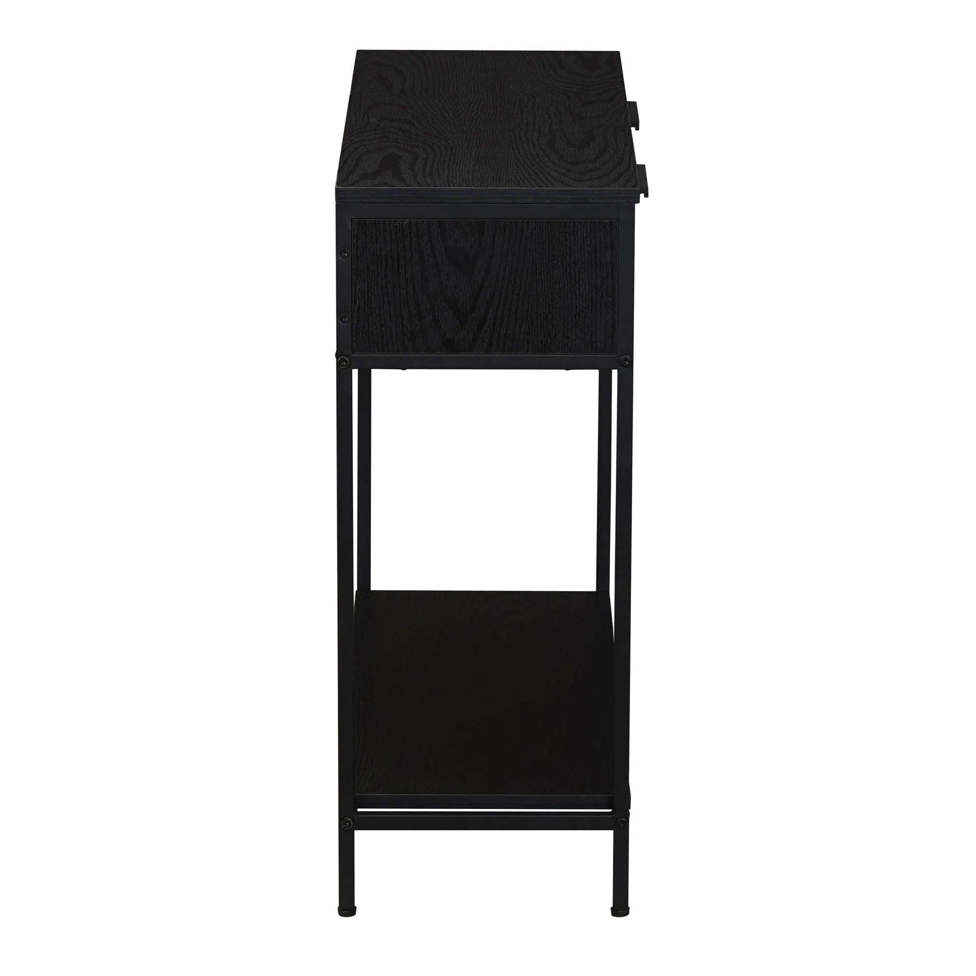 Household Essentials Bungalow Console Sofa Table with Storage Shelf and 2 Drawers - 11.6L x 31.3W x 29.5H