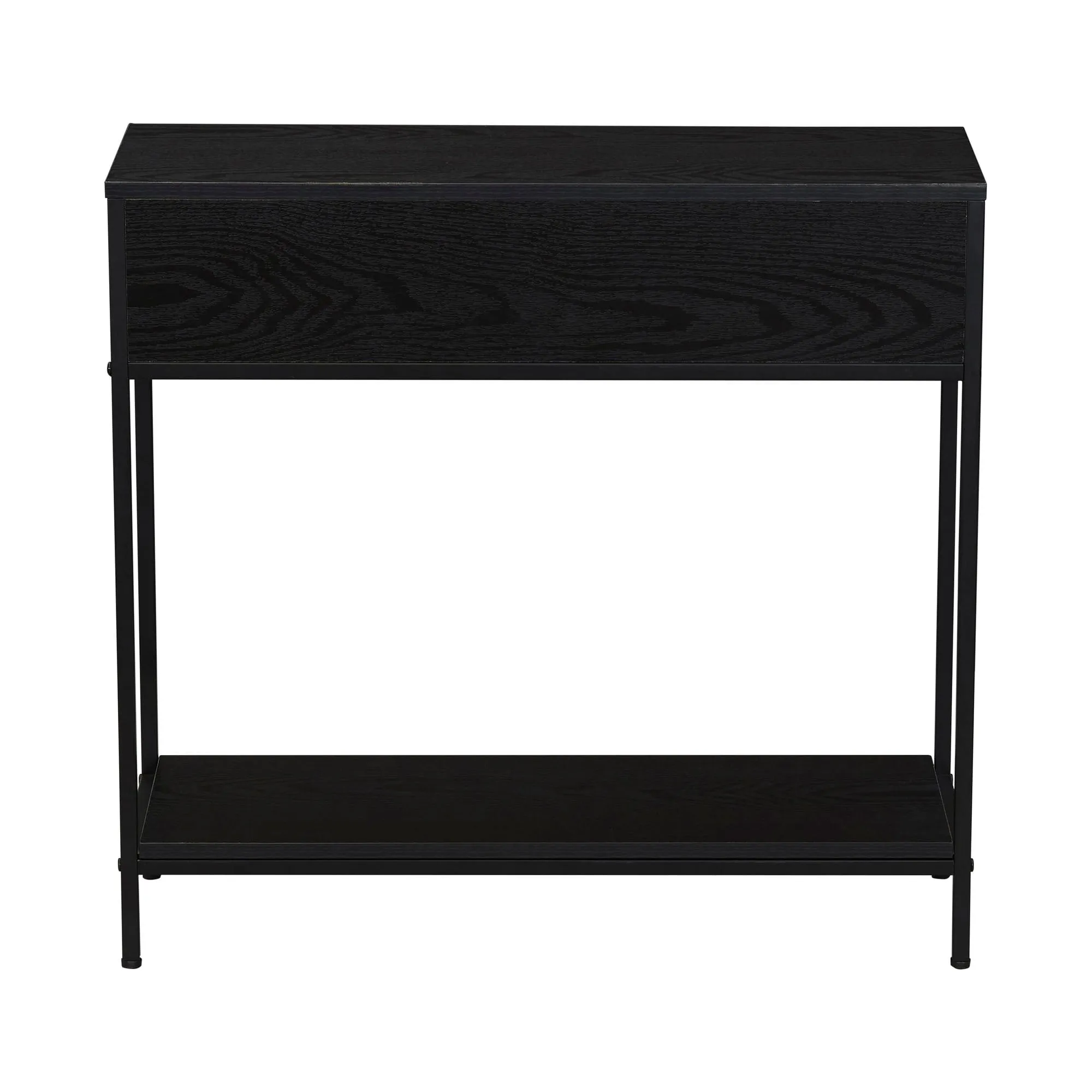 Household Essentials Bungalow Console Sofa Table with Storage Shelf and 2 Drawers - 11.6L x 31.3W x 29.5H