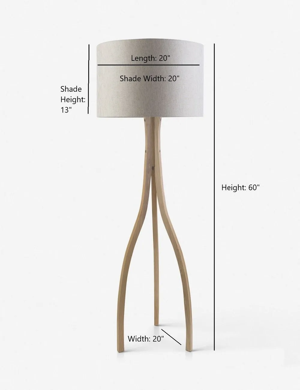 Lewis Wishbone Floor Lamp