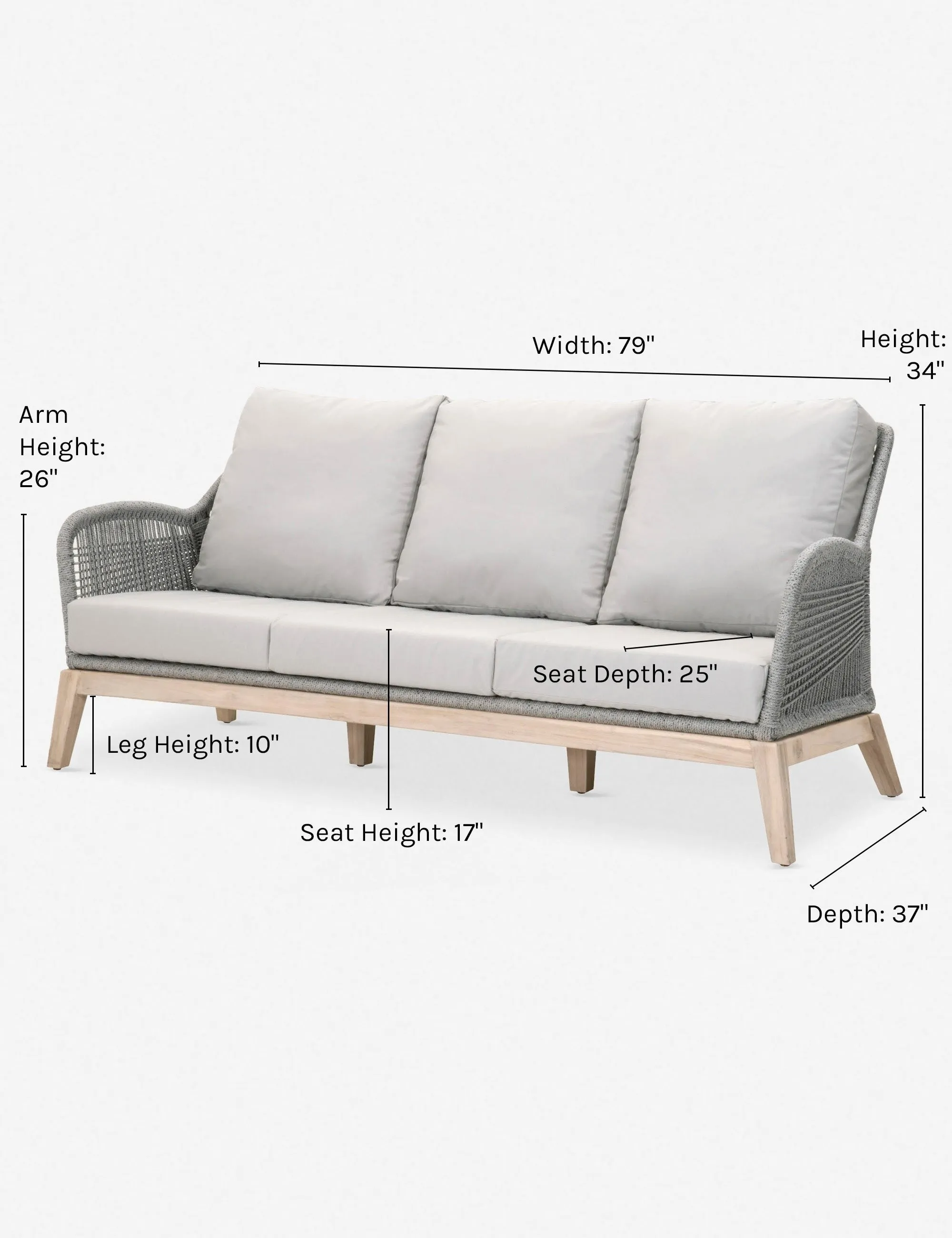 London Indoor / Outdoor Sofa