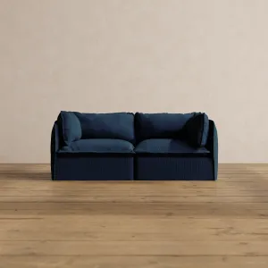 Modular Washable 2-Seater in Sumi | Memorix  Seat | Contour Pillow