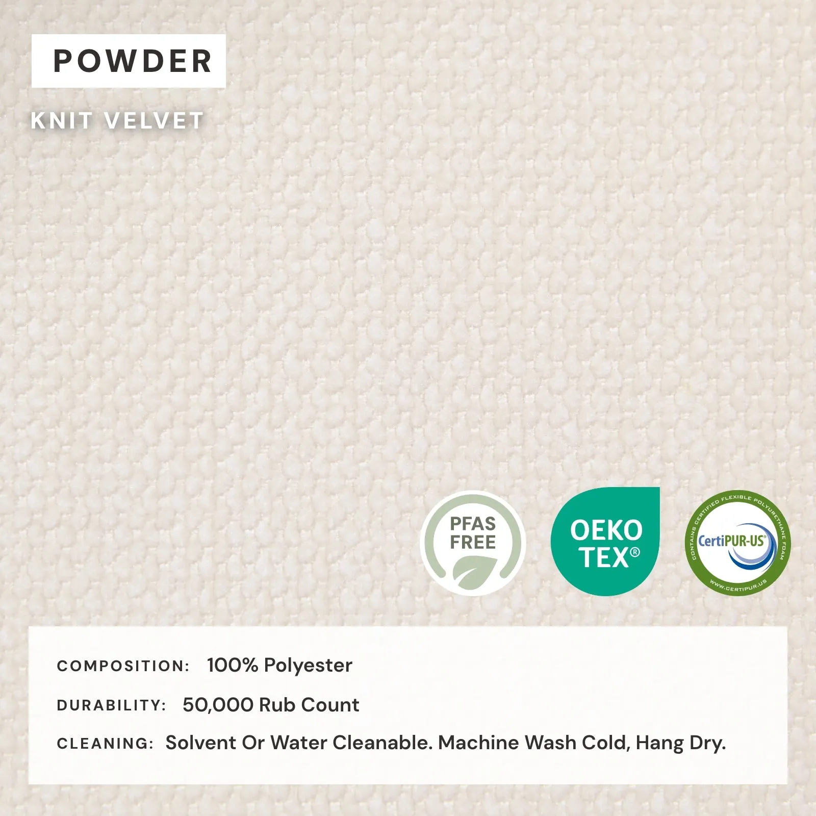 Modular Washable 3-Seater in Powder | Deluxe  Seat | Cloud Pillow