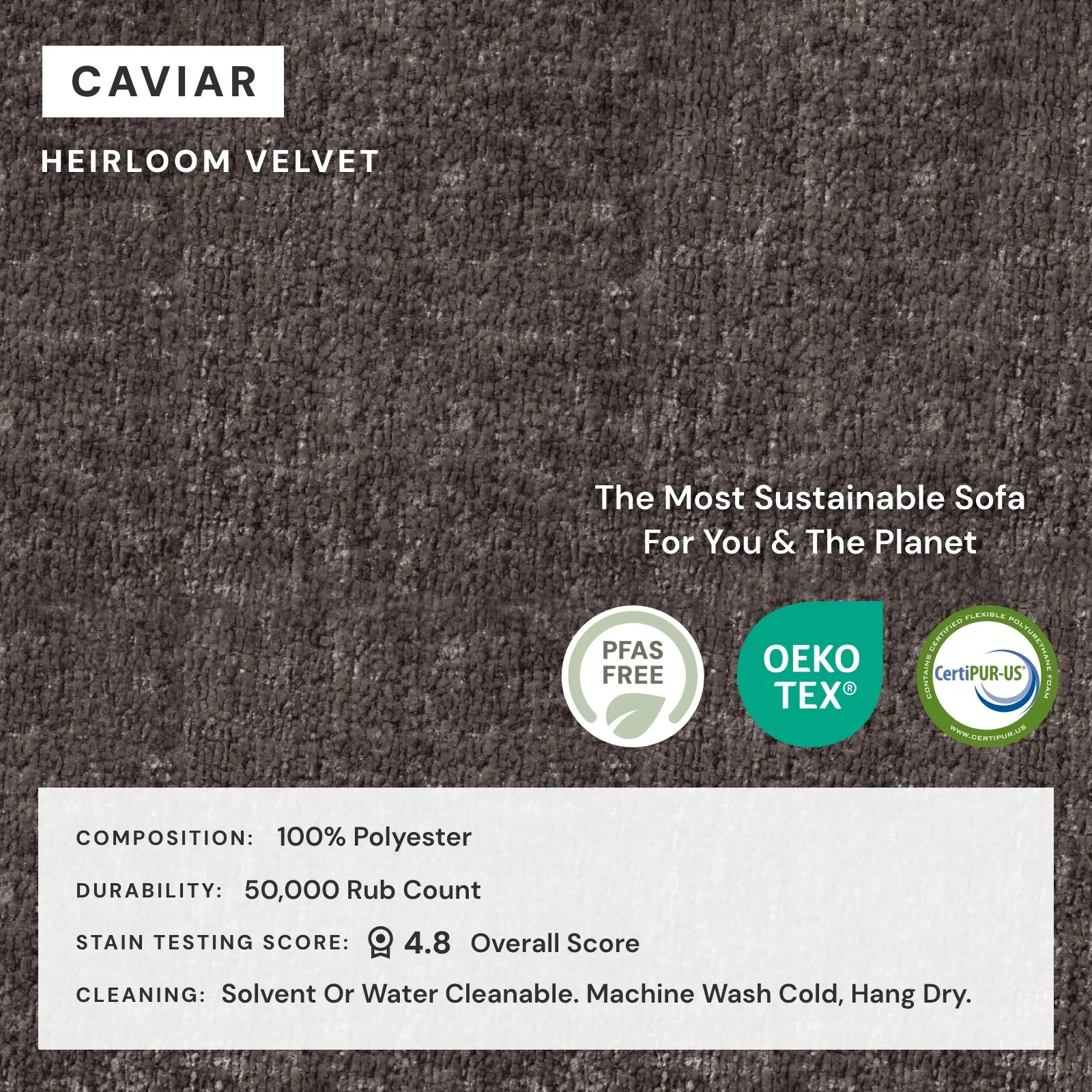 Modular Washable 5-Seater Open-Ends Corner Sectional in Caviar | Memorix  Seat | Contour Pillow