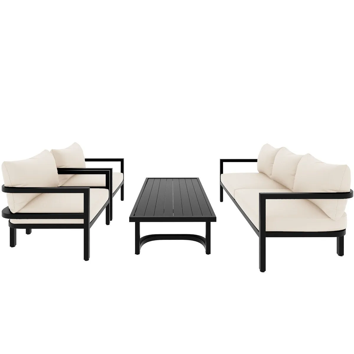 Multi-person Outdoor Steel Sofa Set