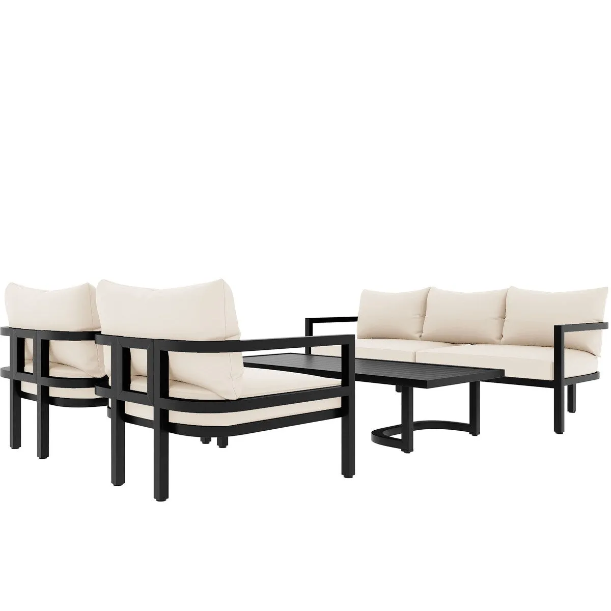 Multi-person Outdoor Steel Sofa Set