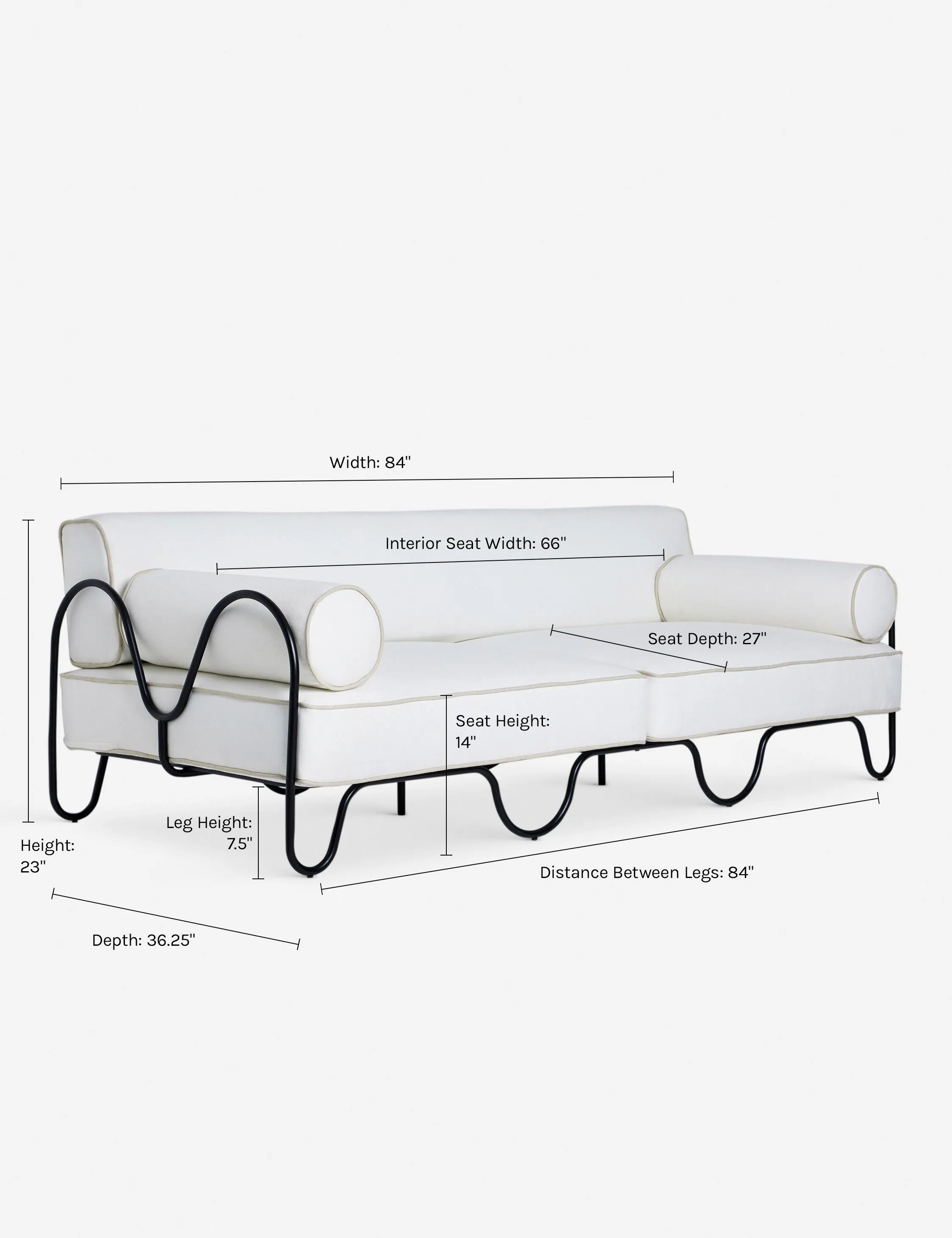 Peggy Outdoor Sofa by Sarah Sherman Samuel