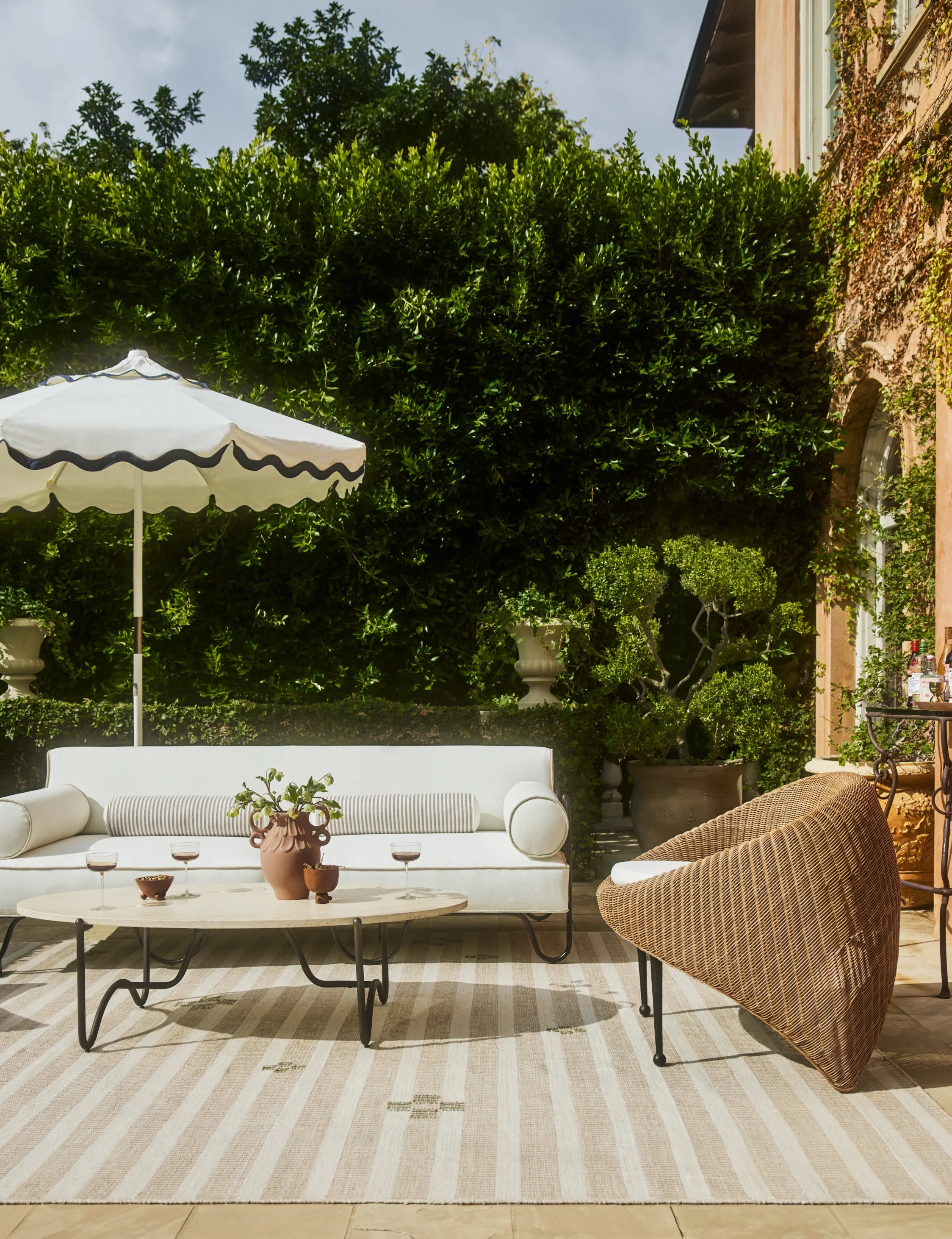 Peggy Outdoor Sofa by Sarah Sherman Samuel