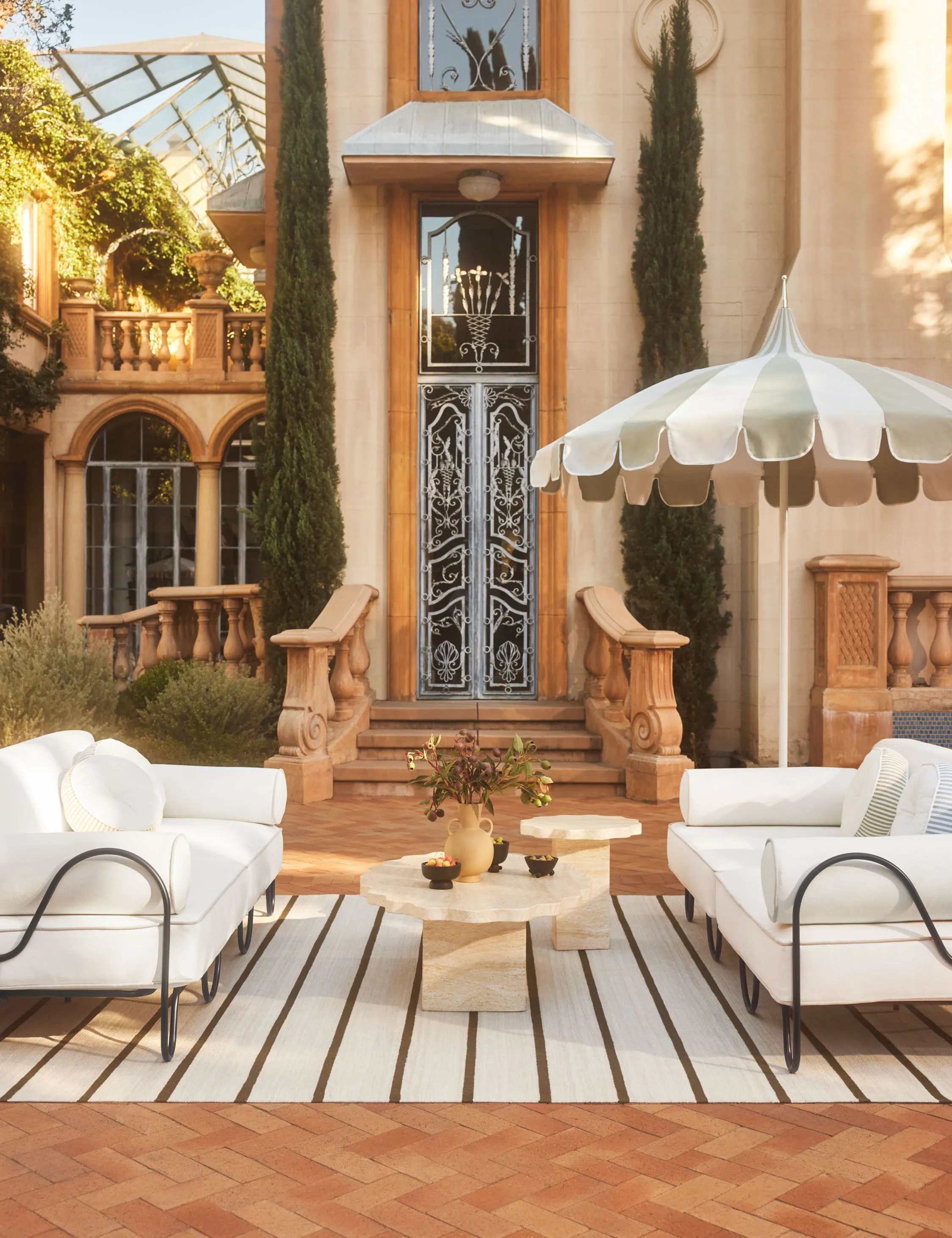 Peggy Outdoor Sofa by Sarah Sherman Samuel