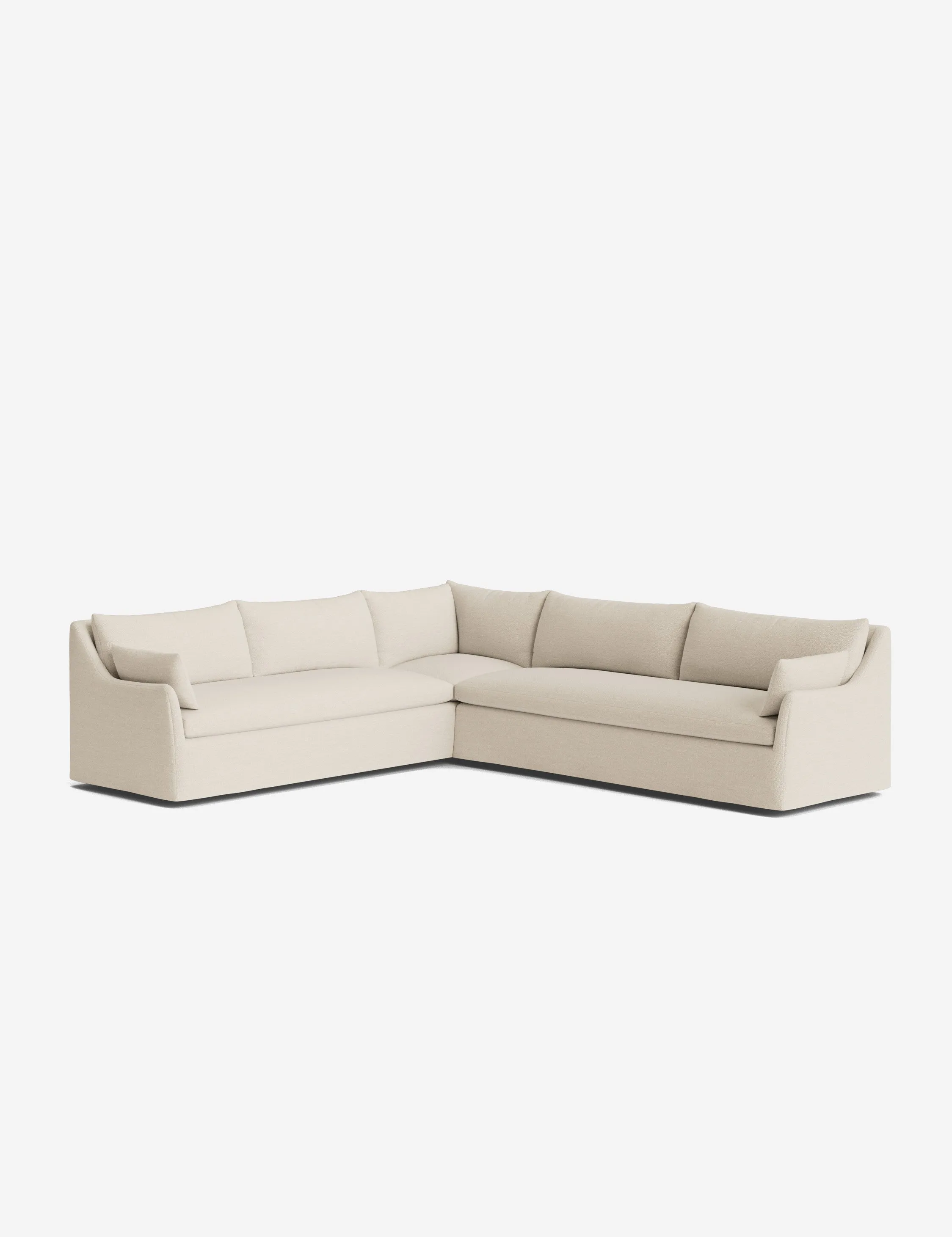 Portola Slipcover Corner Sectional Sofa