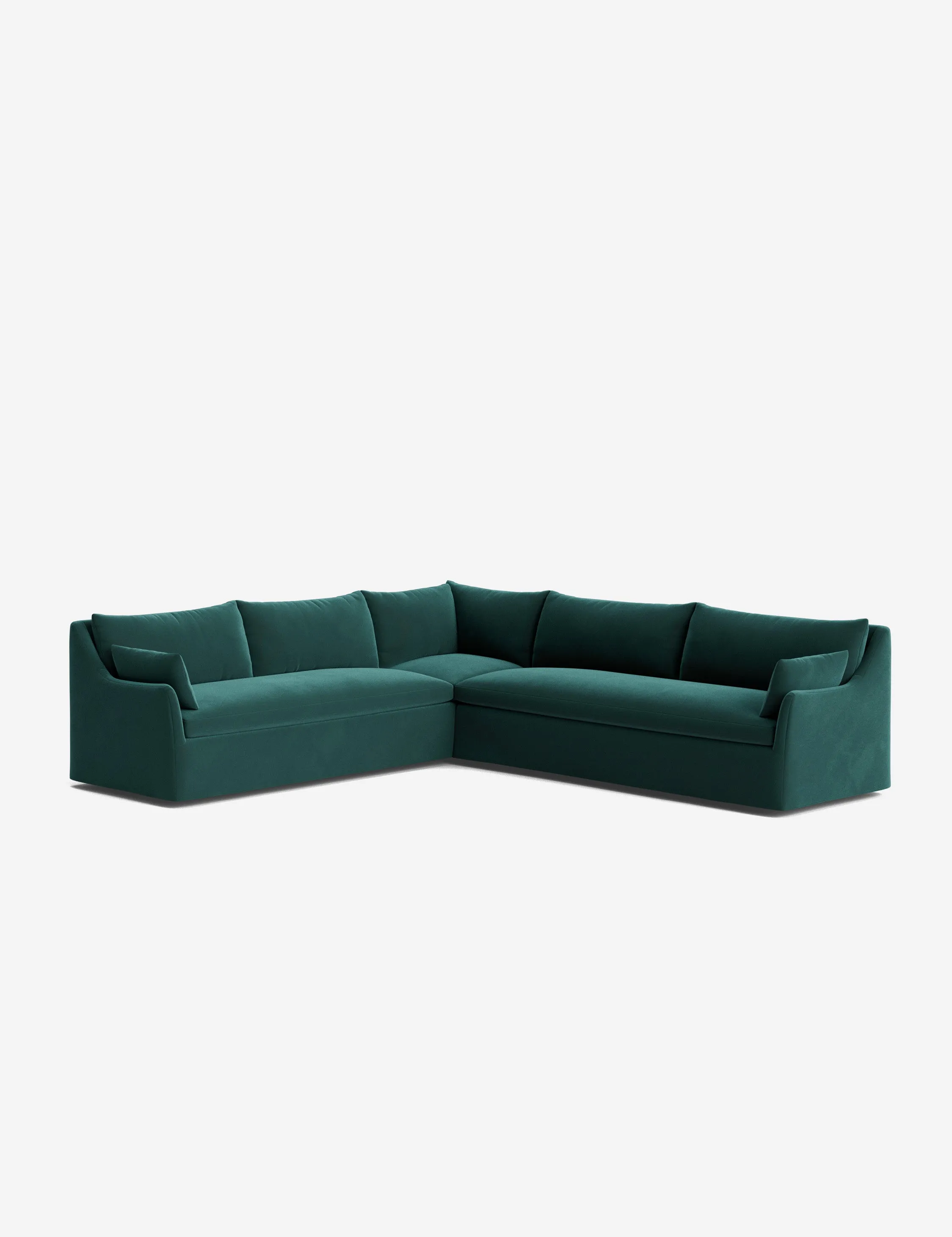 Portola Slipcover Corner Sectional Sofa