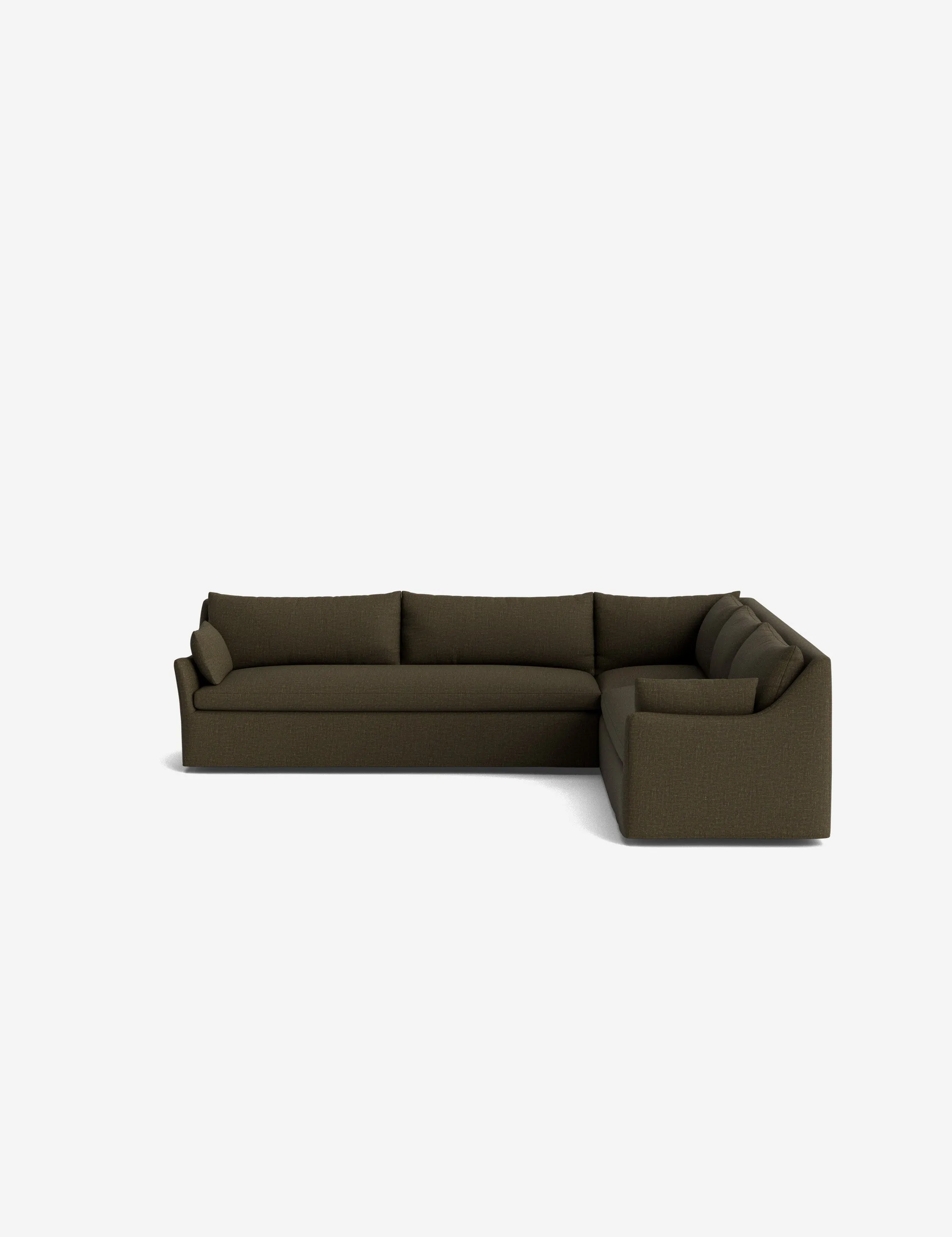 Portola Slipcover Corner Sectional Sofa