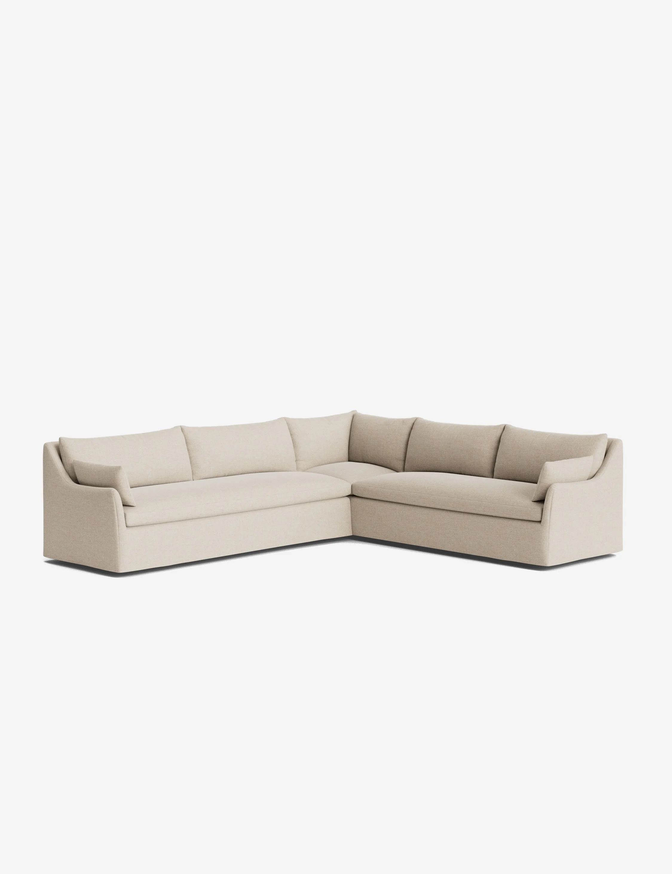 Portola Slipcover Corner Sectional Sofa