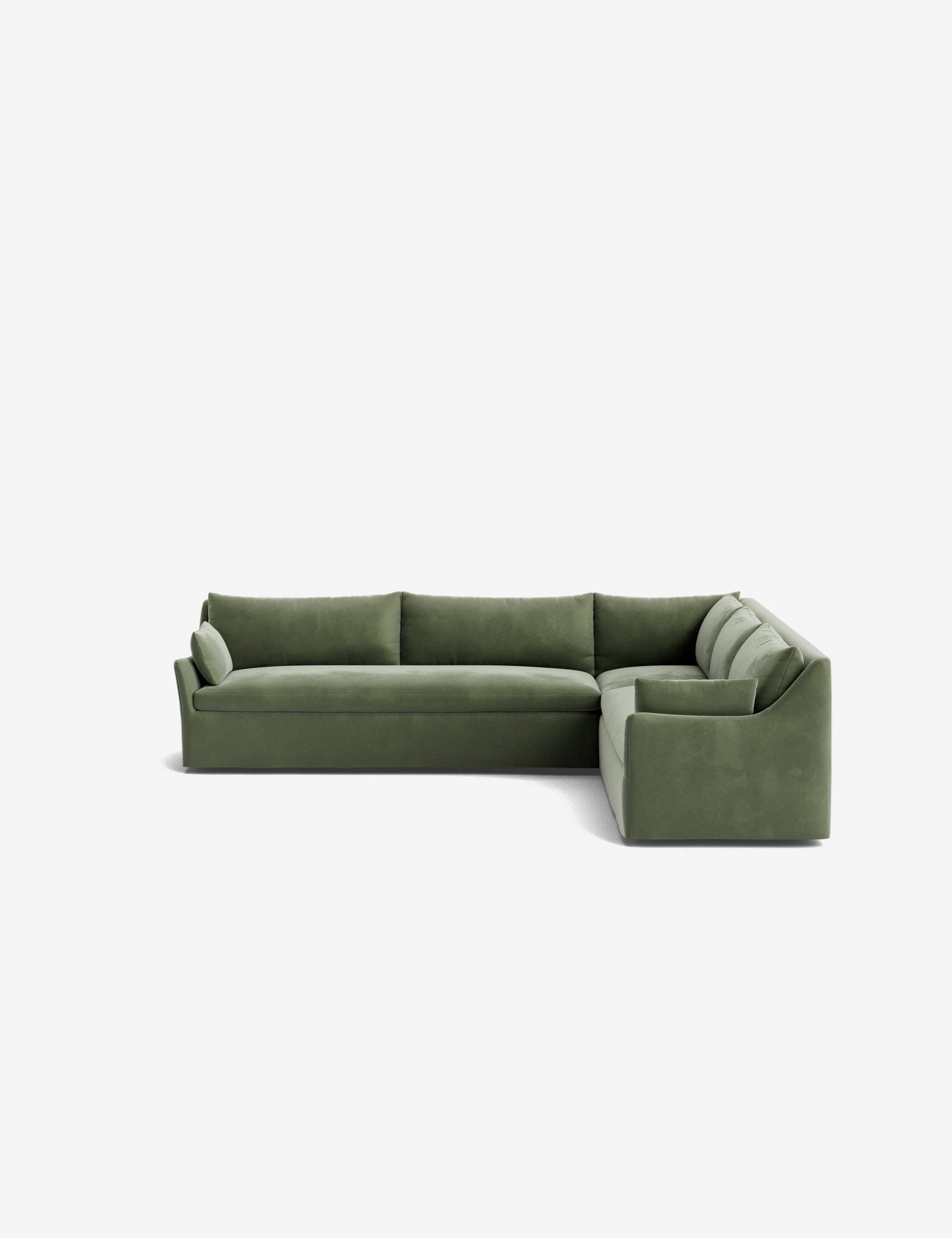Portola Slipcover Corner Sectional Sofa