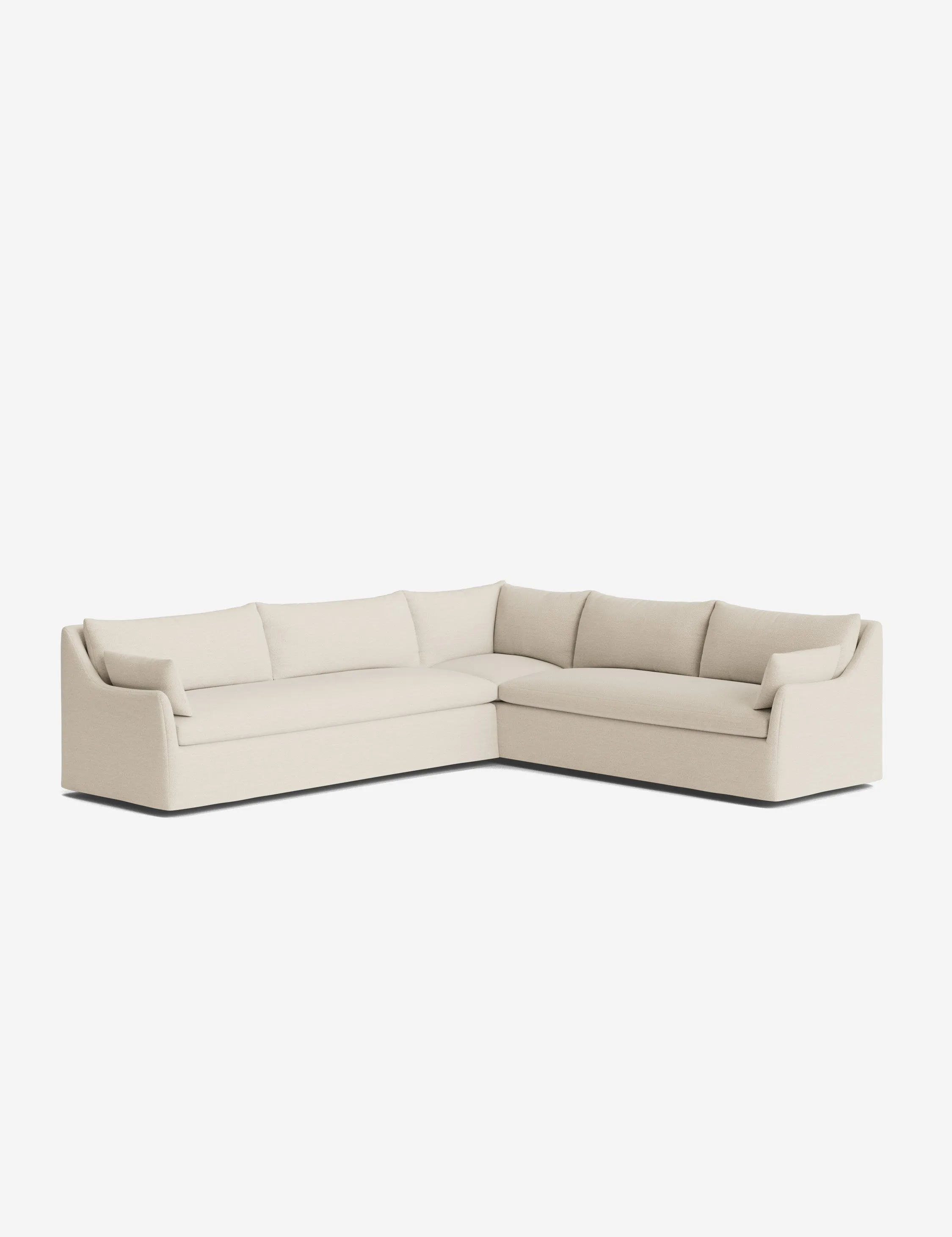 Portola Slipcover Corner Sectional Sofa