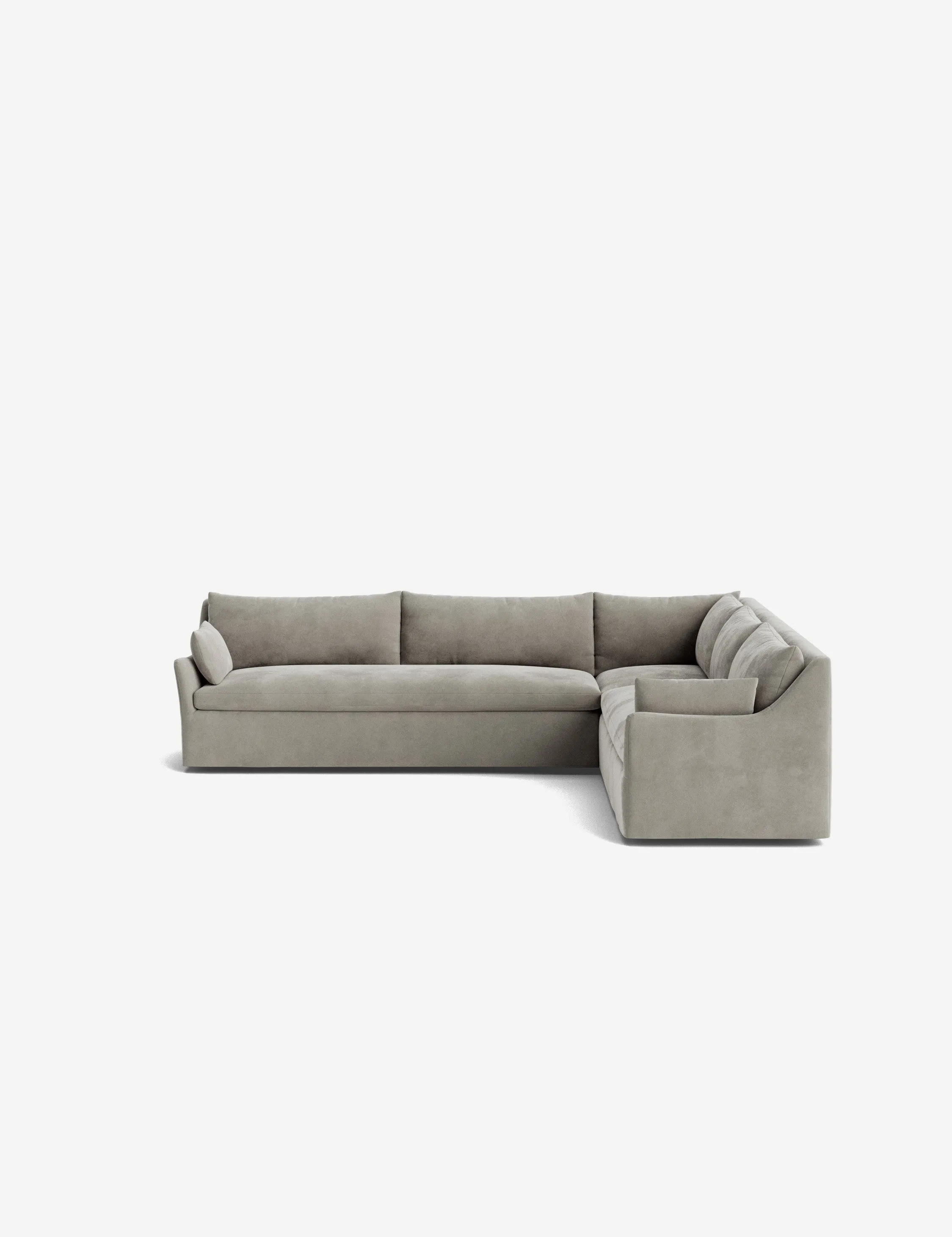 Portola Slipcover Corner Sectional Sofa