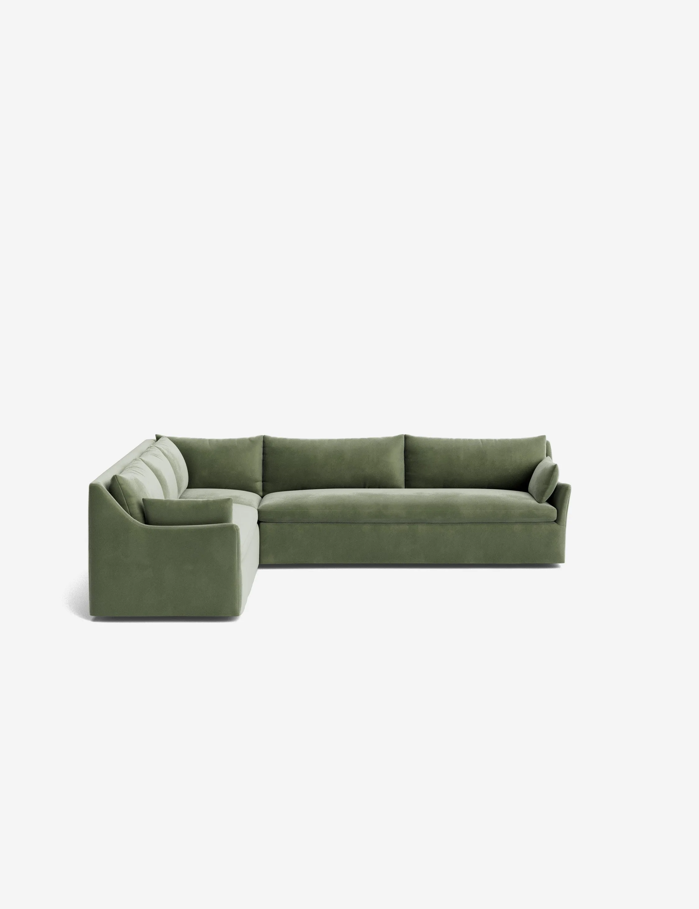 Portola Slipcover Corner Sectional Sofa