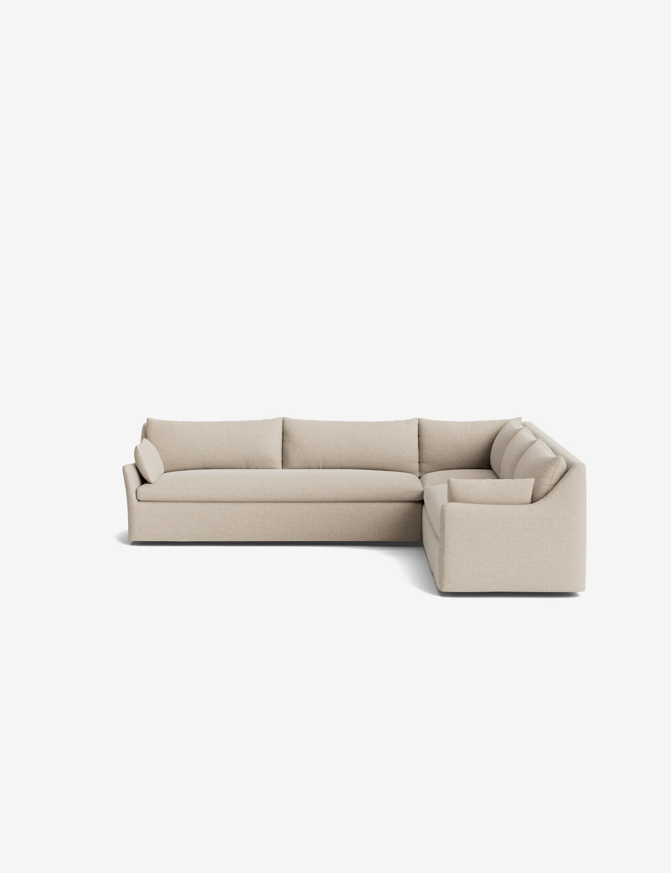 Portola Slipcover Corner Sectional Sofa