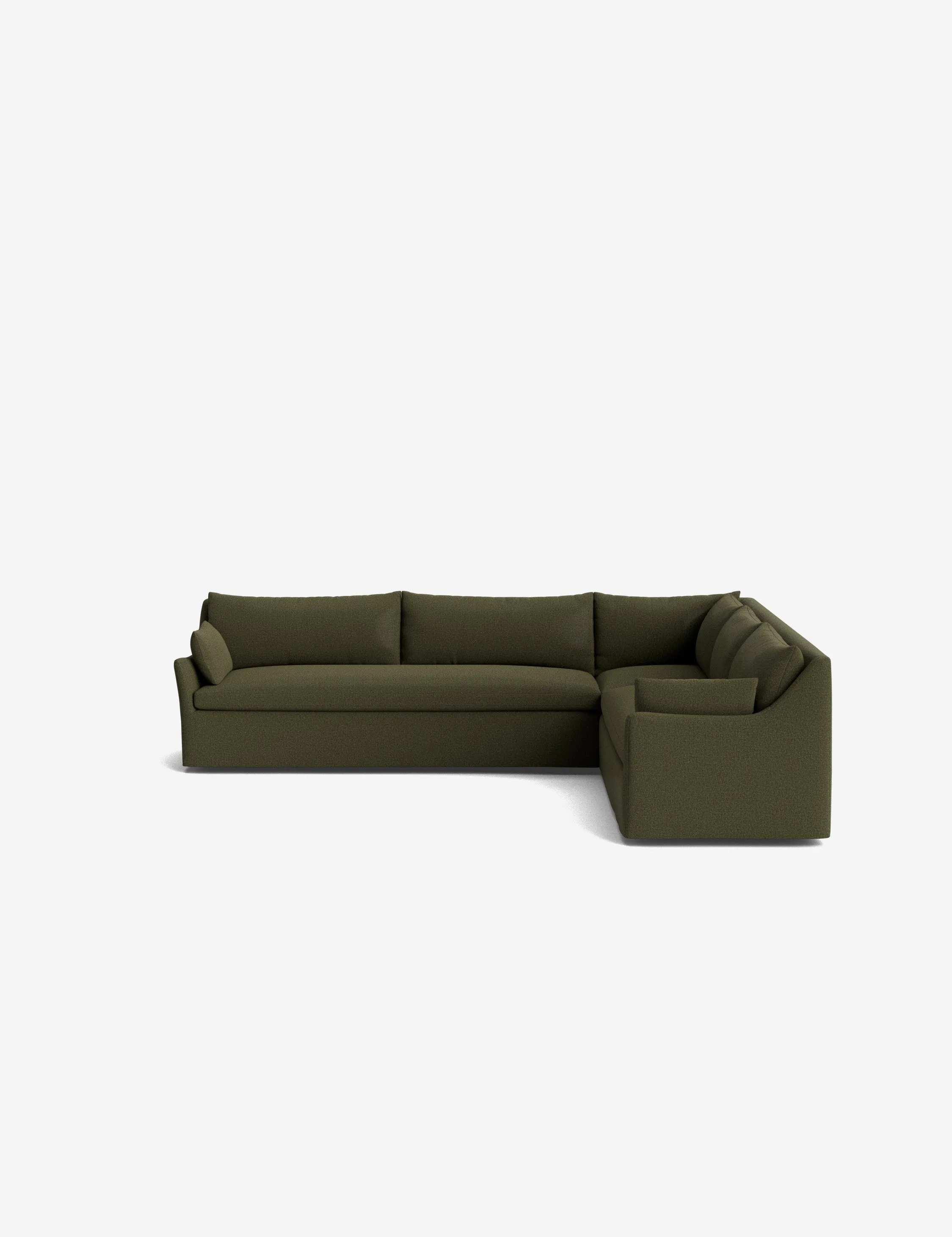 Portola Slipcover Corner Sectional Sofa
