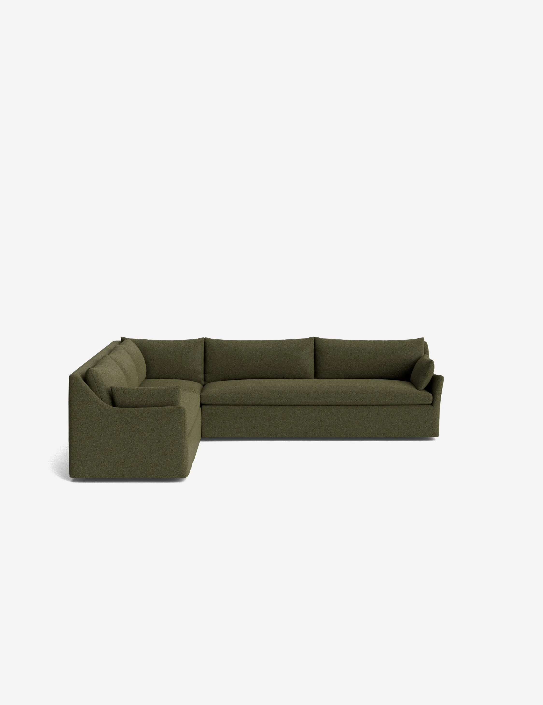 Portola Slipcover Corner Sectional Sofa