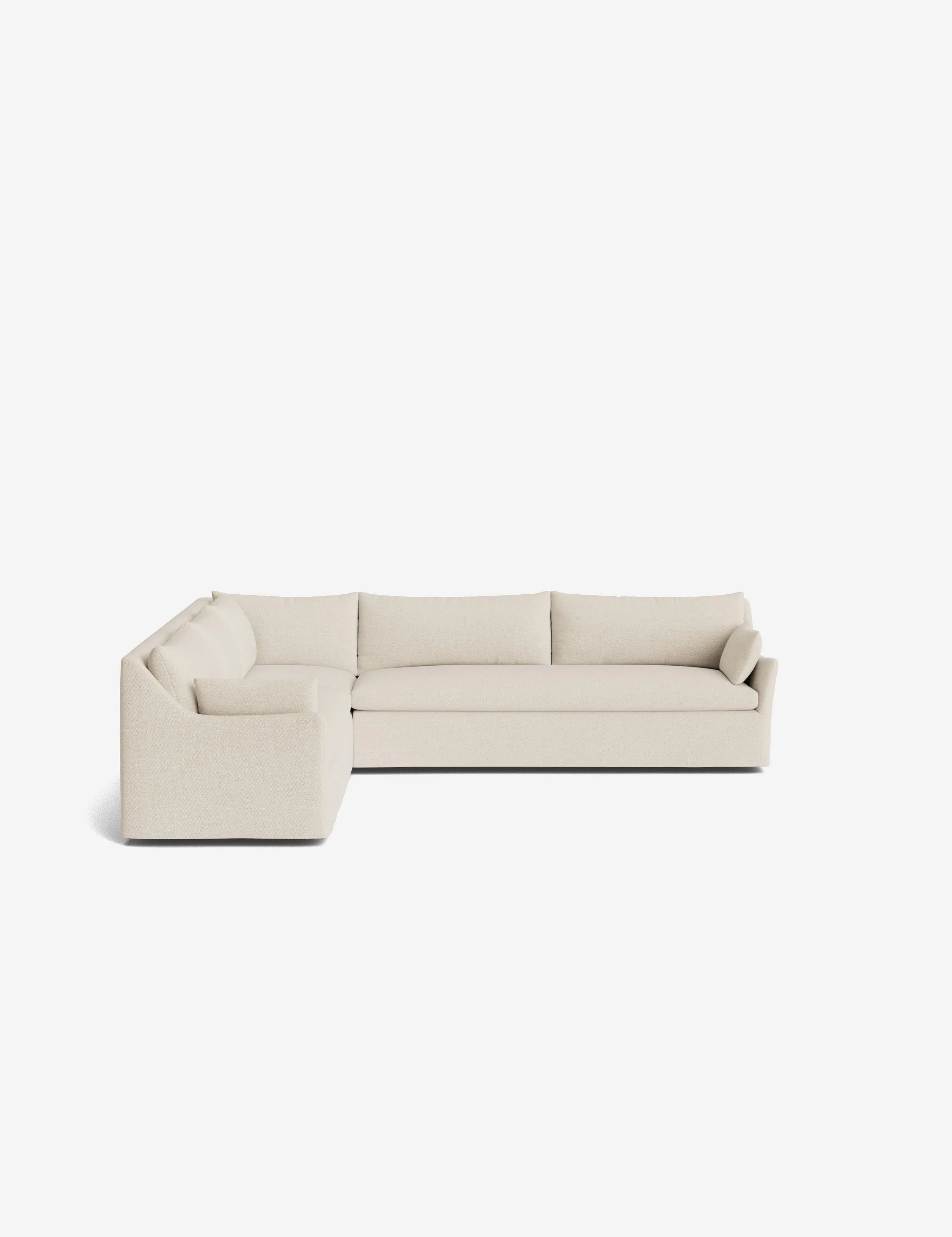 Portola Slipcover Corner Sectional Sofa