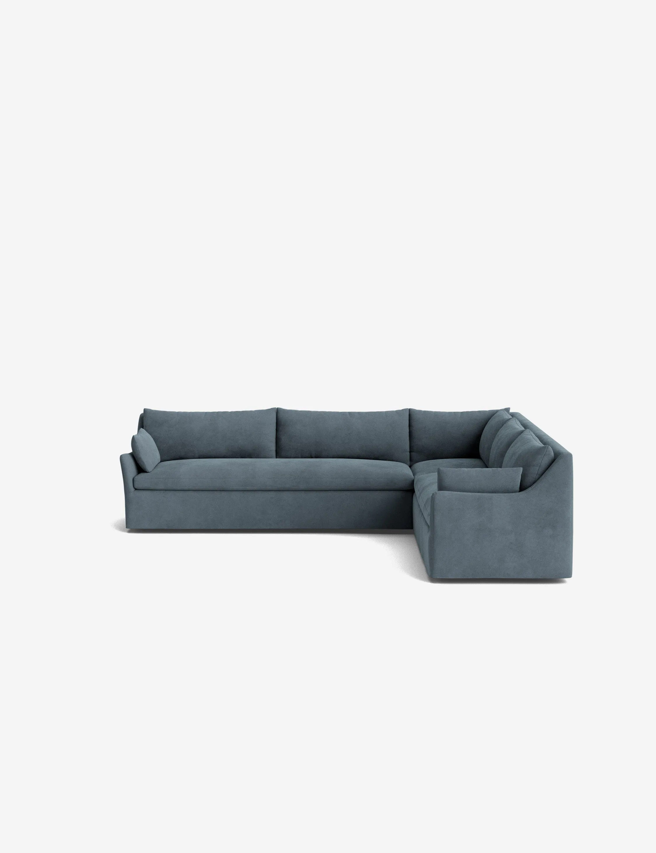 Portola Slipcover Corner Sectional Sofa