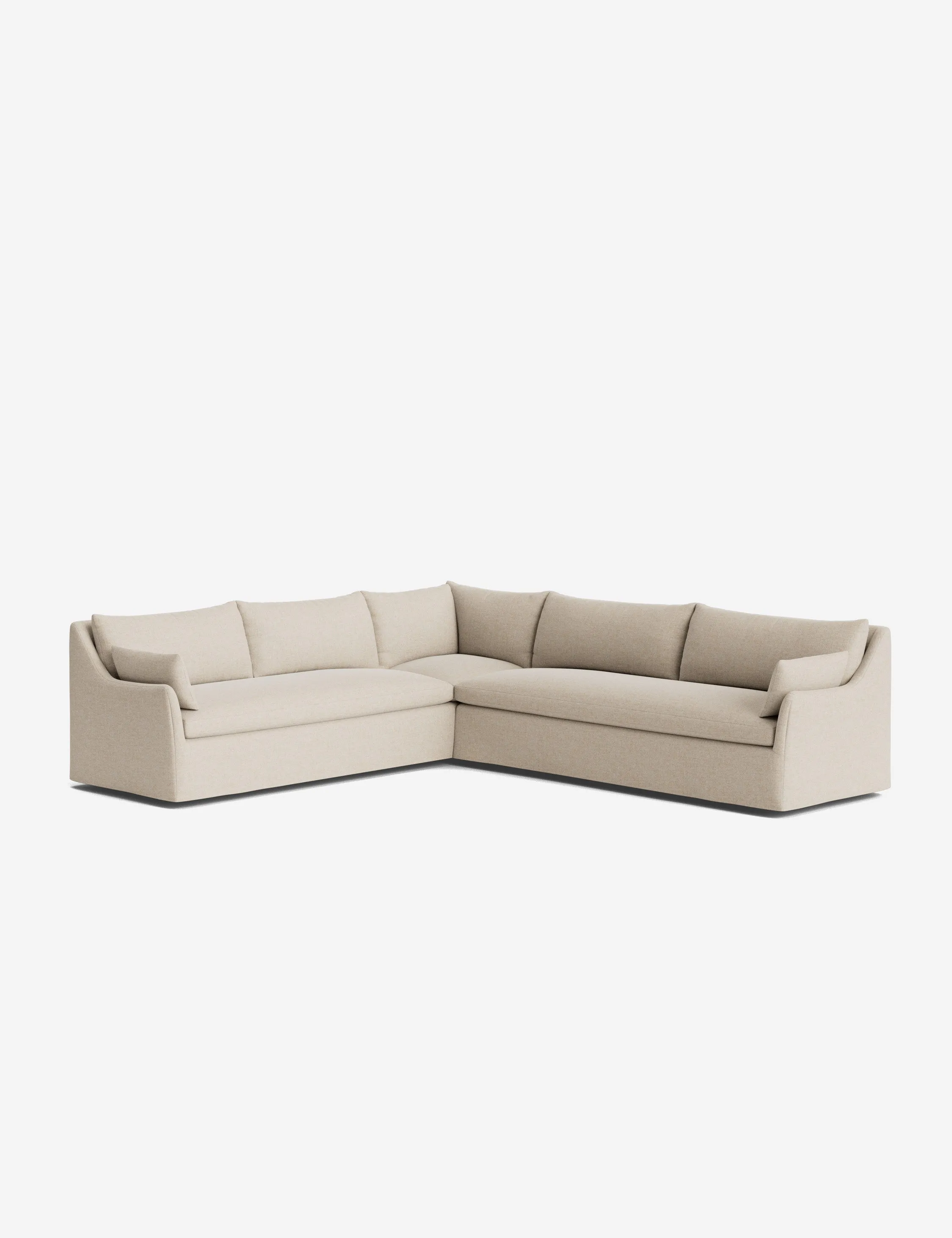 Portola Slipcover Corner Sectional Sofa