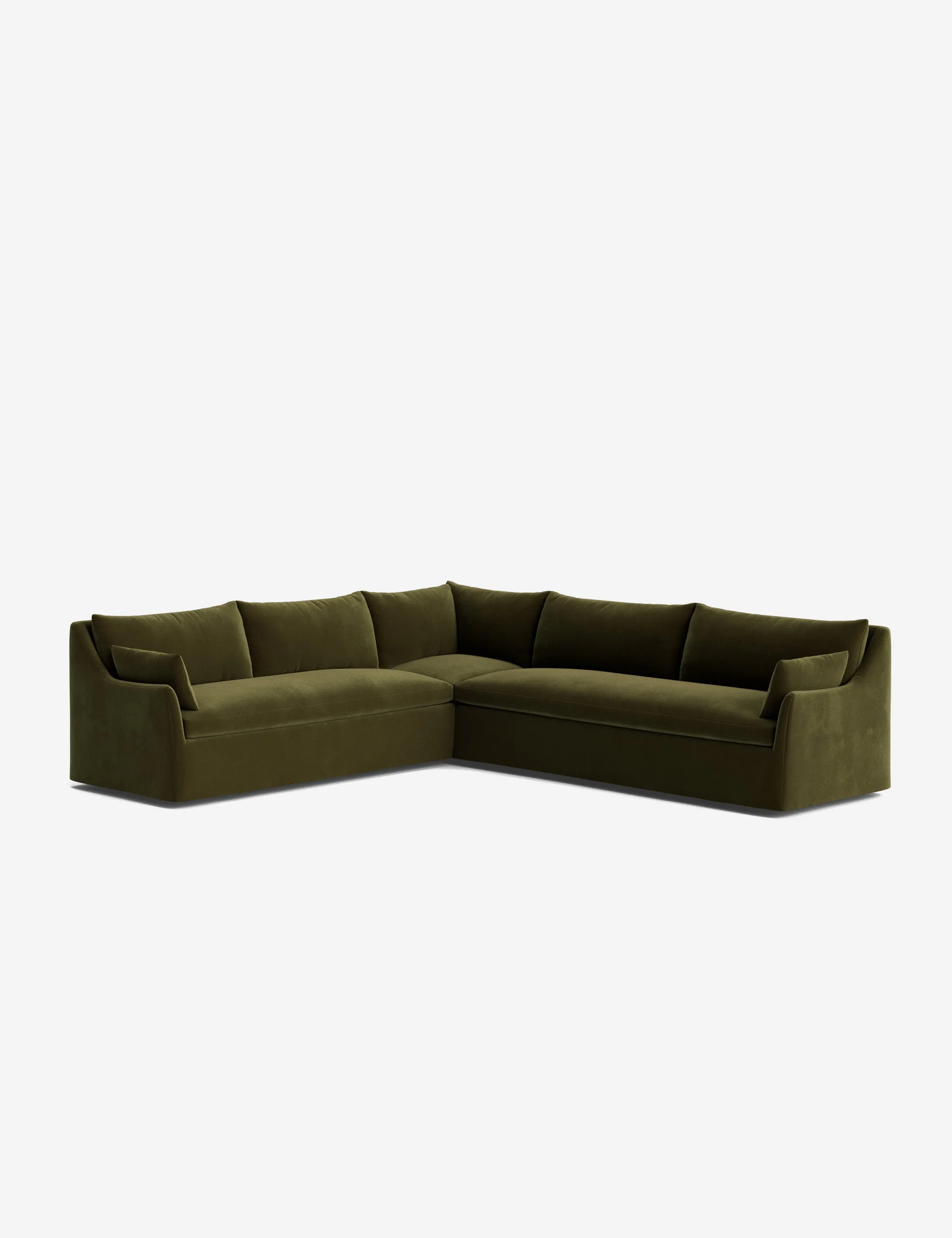 Portola Slipcover Corner Sectional Sofa