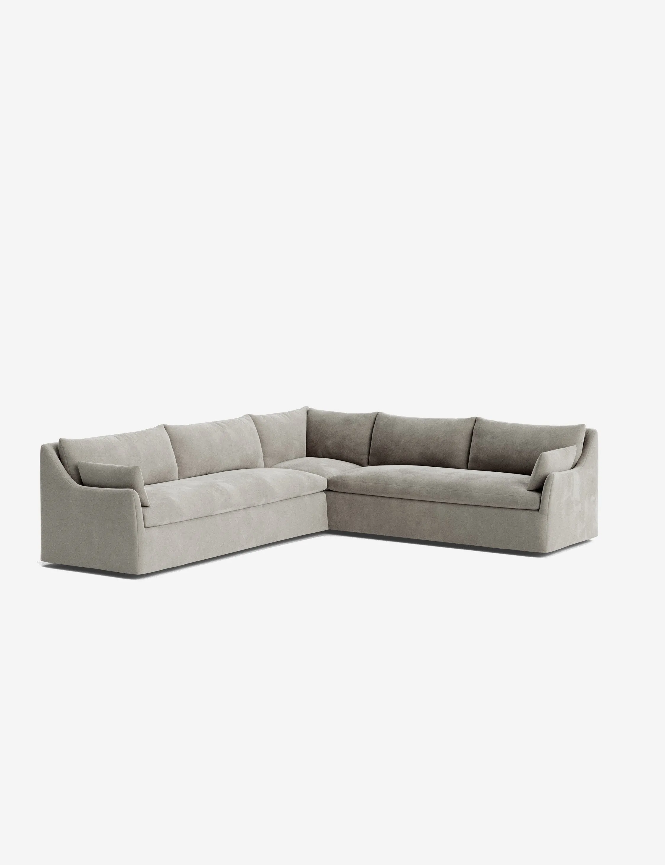 Portola Slipcover Corner Sectional Sofa