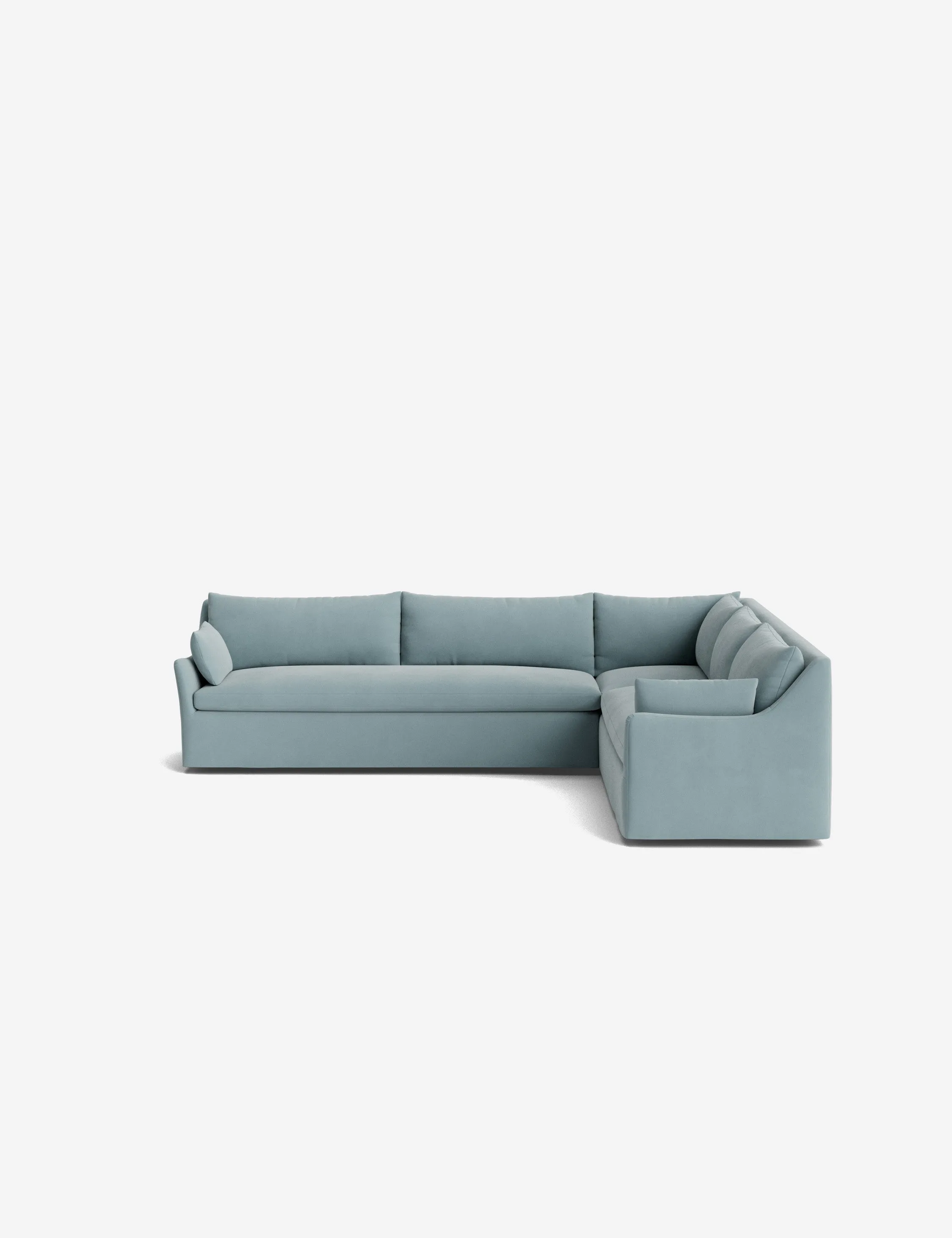 Portola Slipcover Corner Sectional Sofa