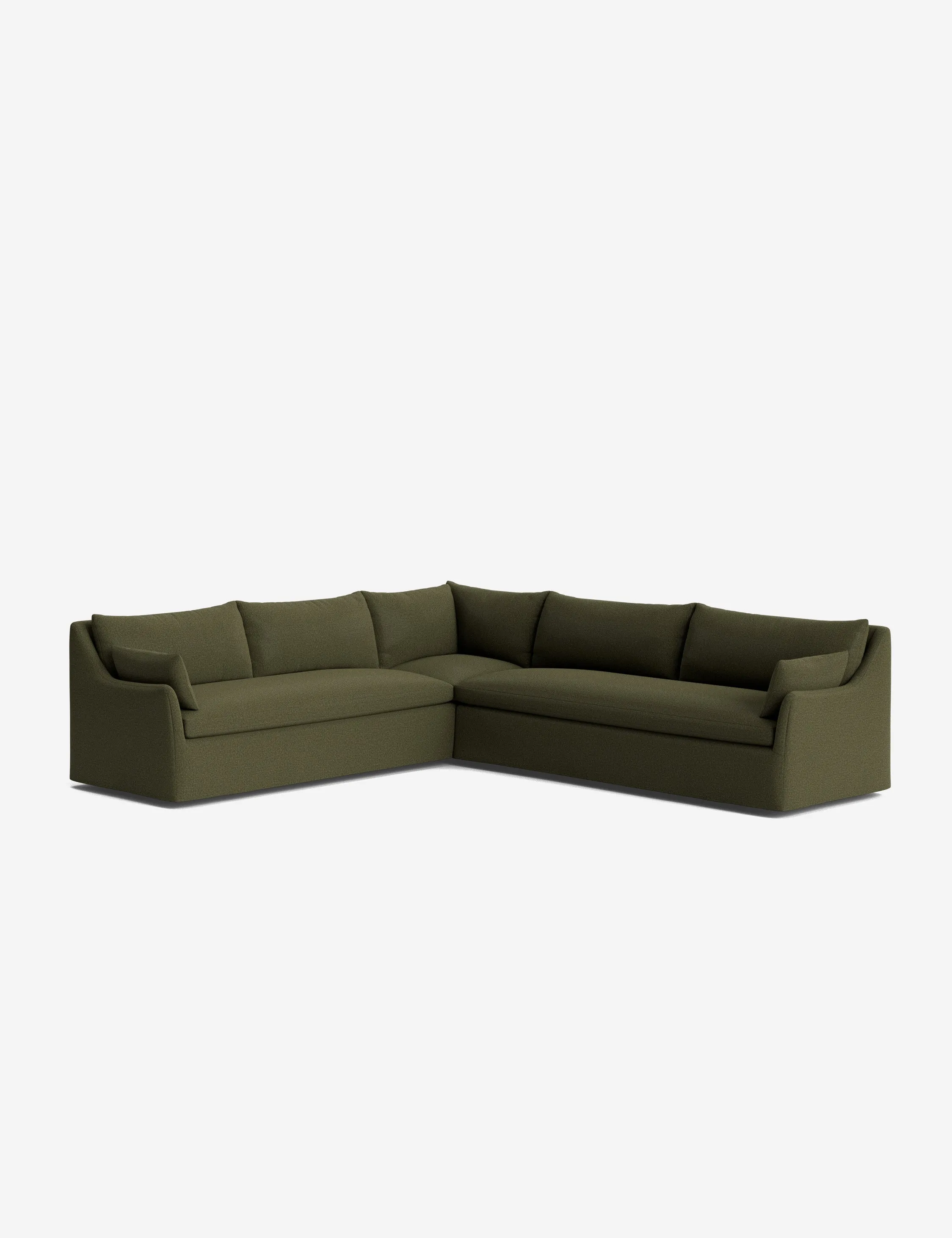 Portola Slipcover Corner Sectional Sofa