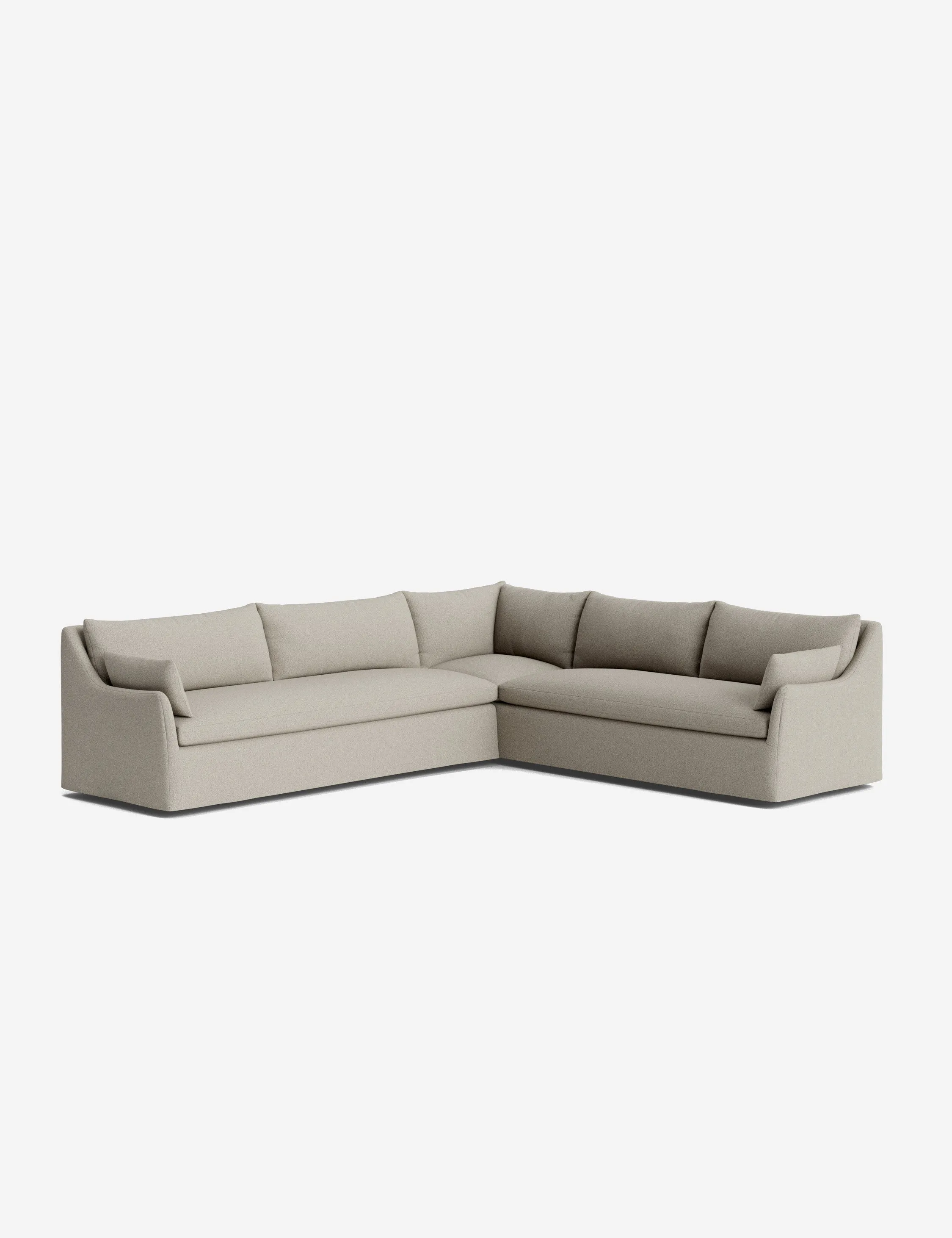 Portola Slipcover Corner Sectional Sofa