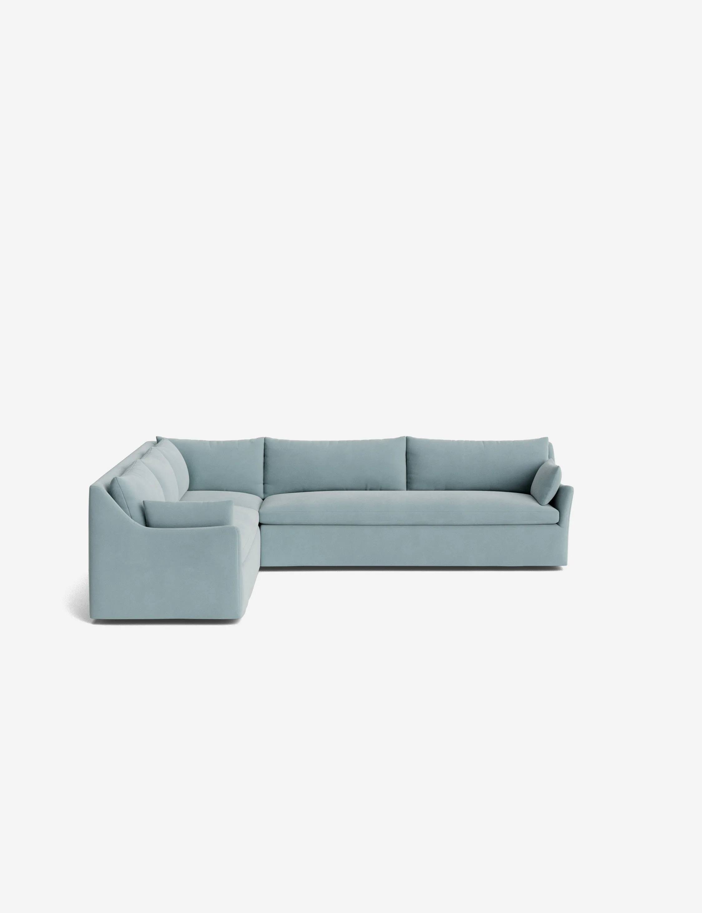 Portola Slipcover Corner Sectional Sofa