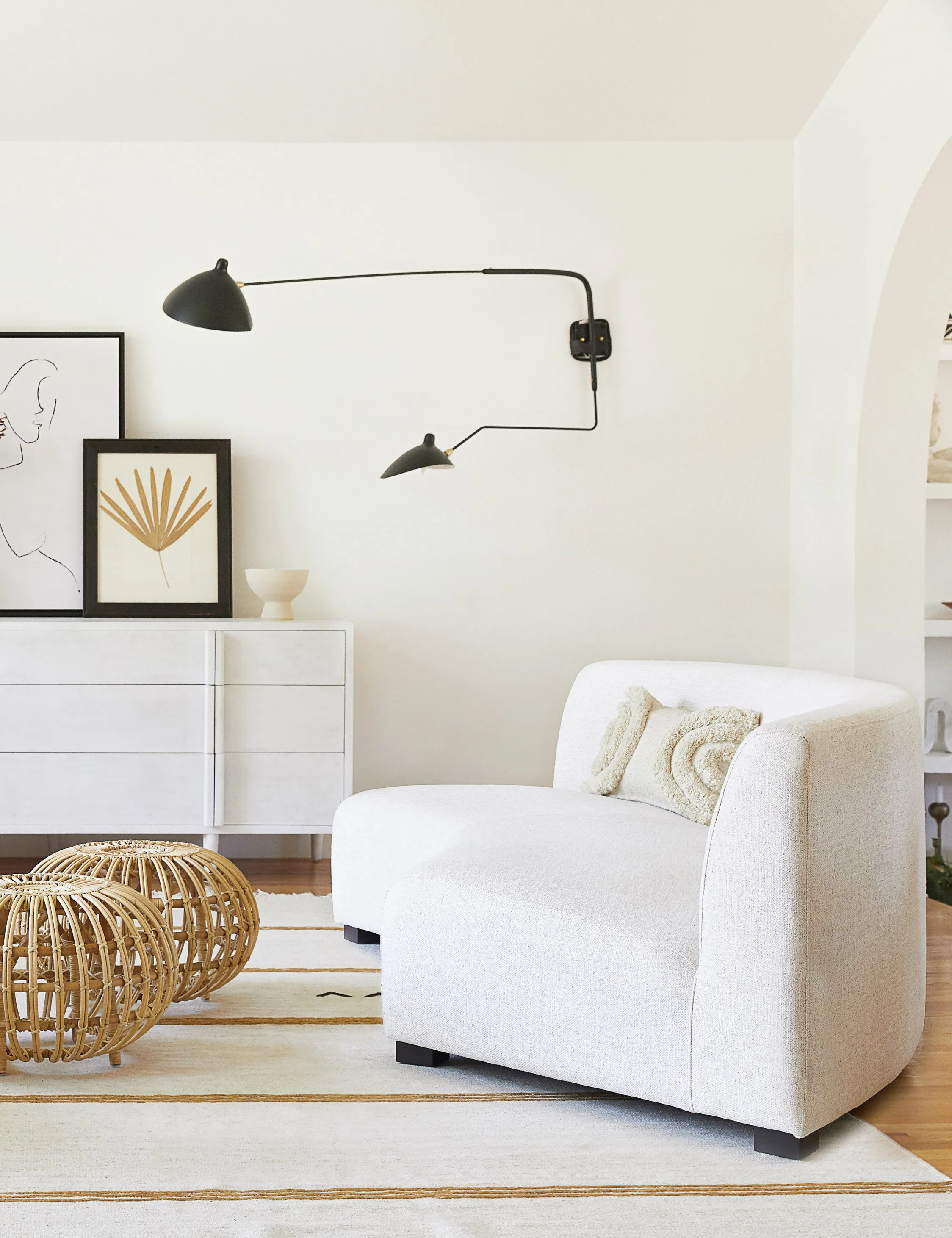 Saban Curved Sofa