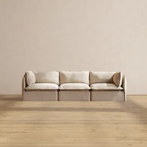 Slipcover Only - Modular Performance 3-Seater | Blended Weave in Oat