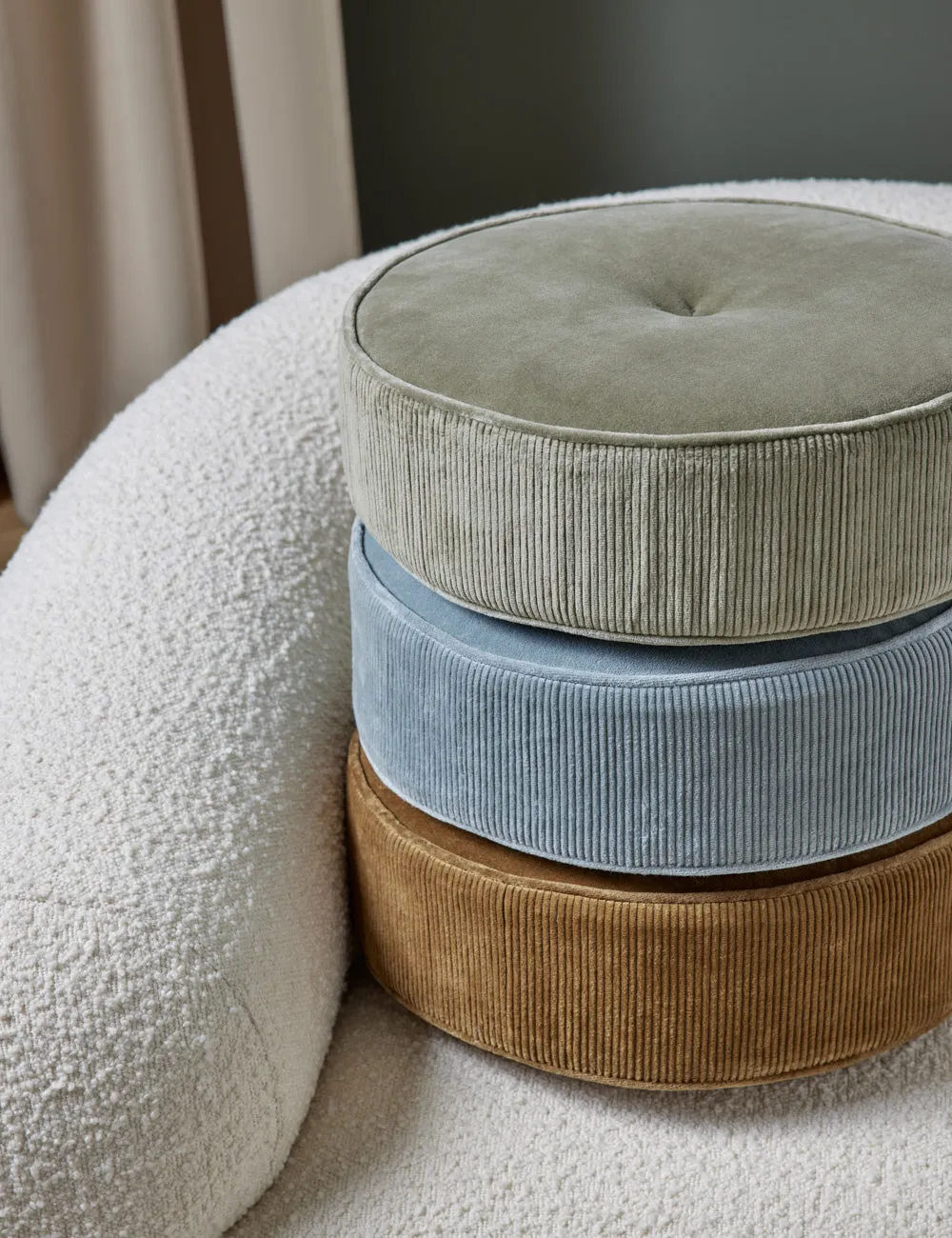 Velvet Disc Pillow by Sarah Sherman Samuel