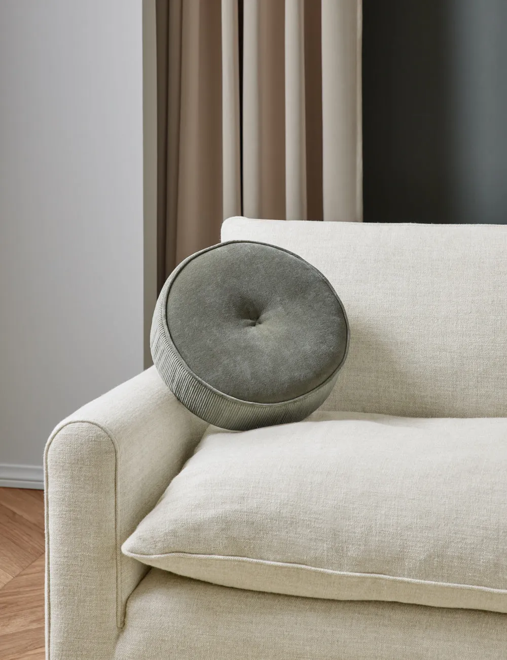 Velvet Disc Pillow by Sarah Sherman Samuel
