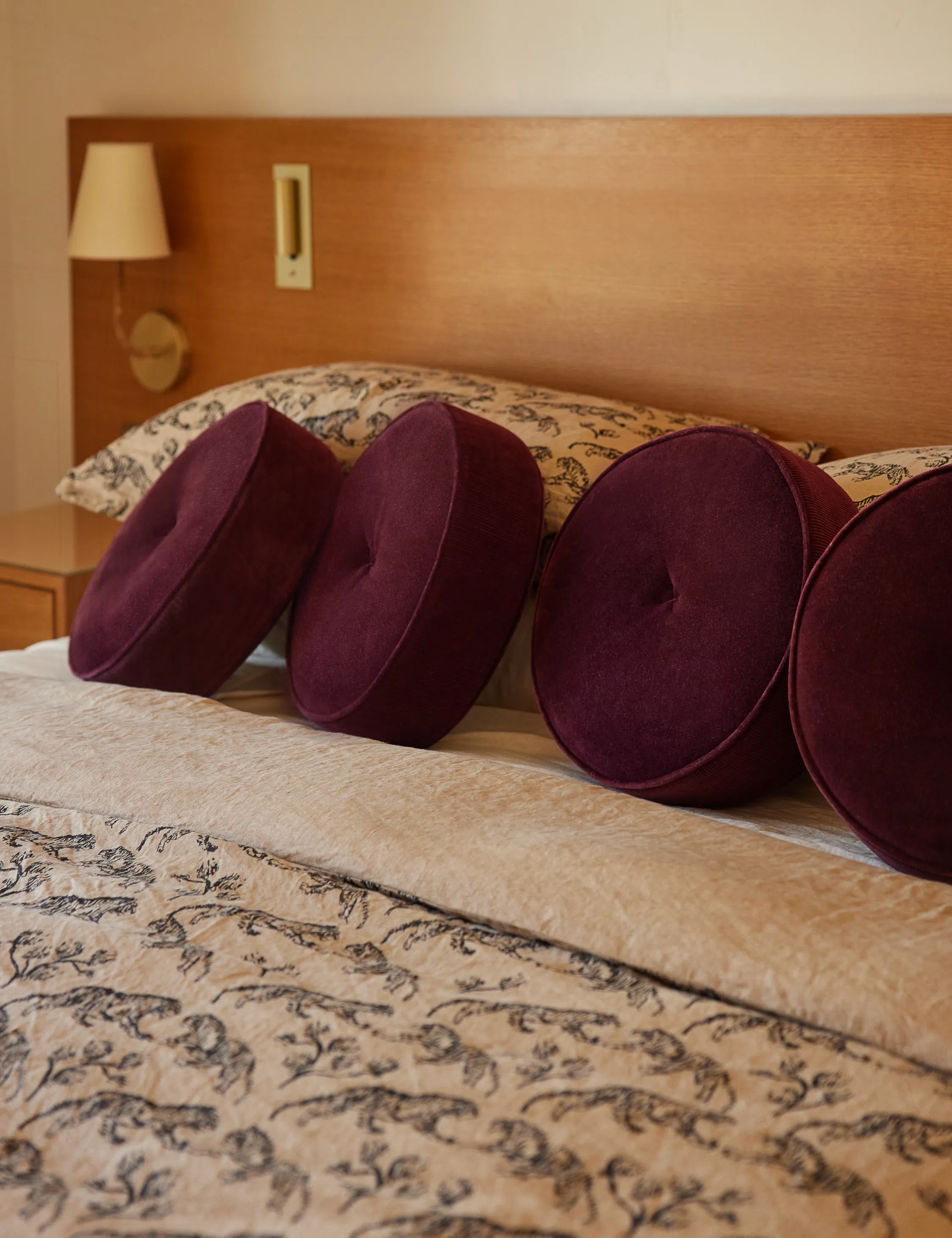 Velvet Disc Pillow by Sarah Sherman Samuel