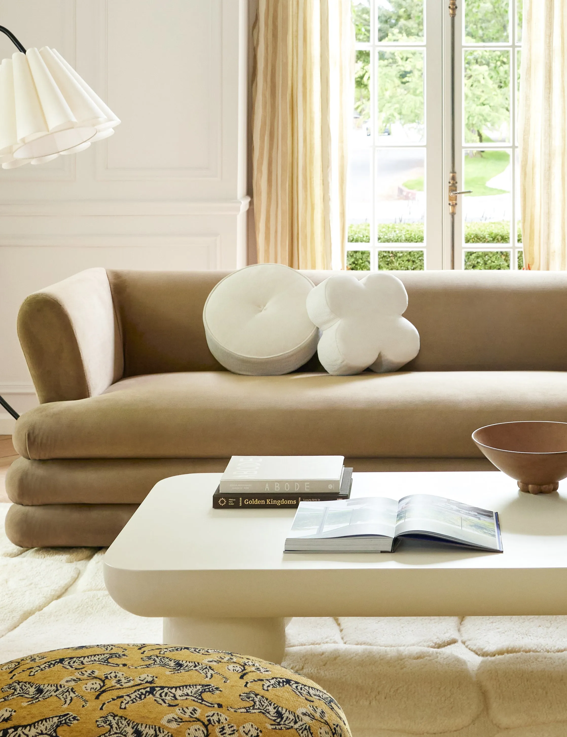 Velvet Disc Pillow by Sarah Sherman Samuel