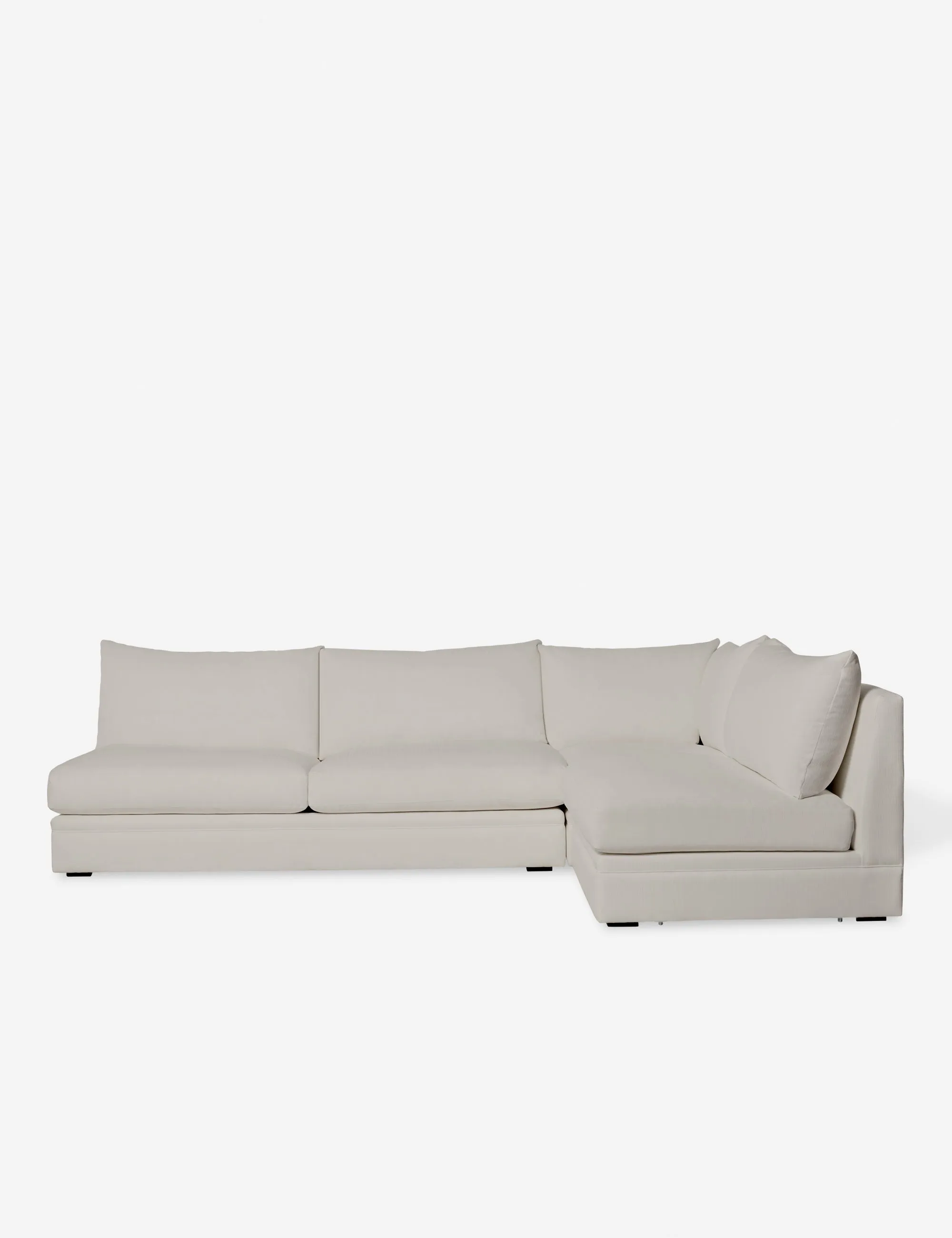 Winona Armless Sectional Sofa