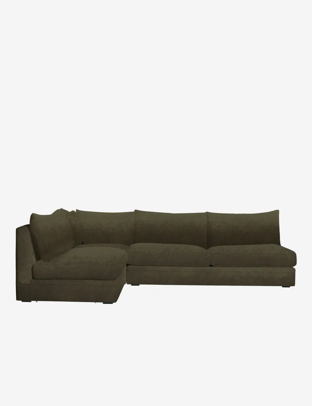 Winona Armless Sectional Sofa